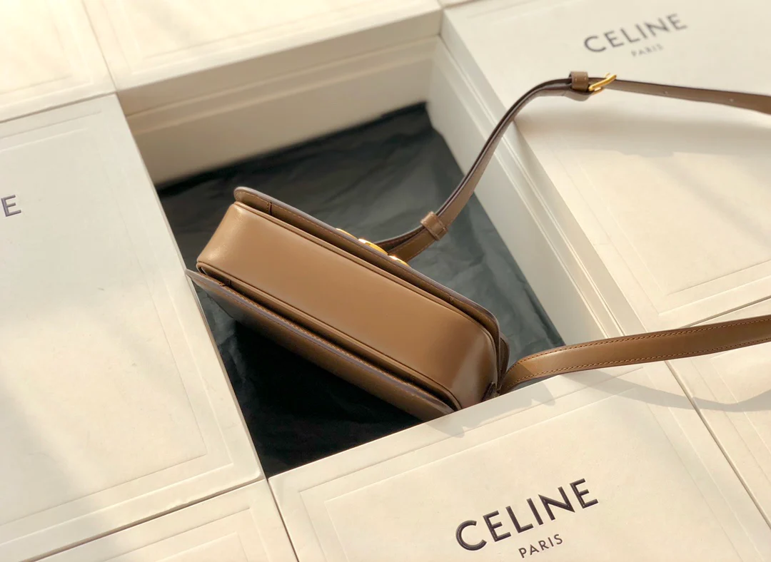 Сумка Celine Triomphe из телячьей кожи - подростковая - 18 - 5 см - 3