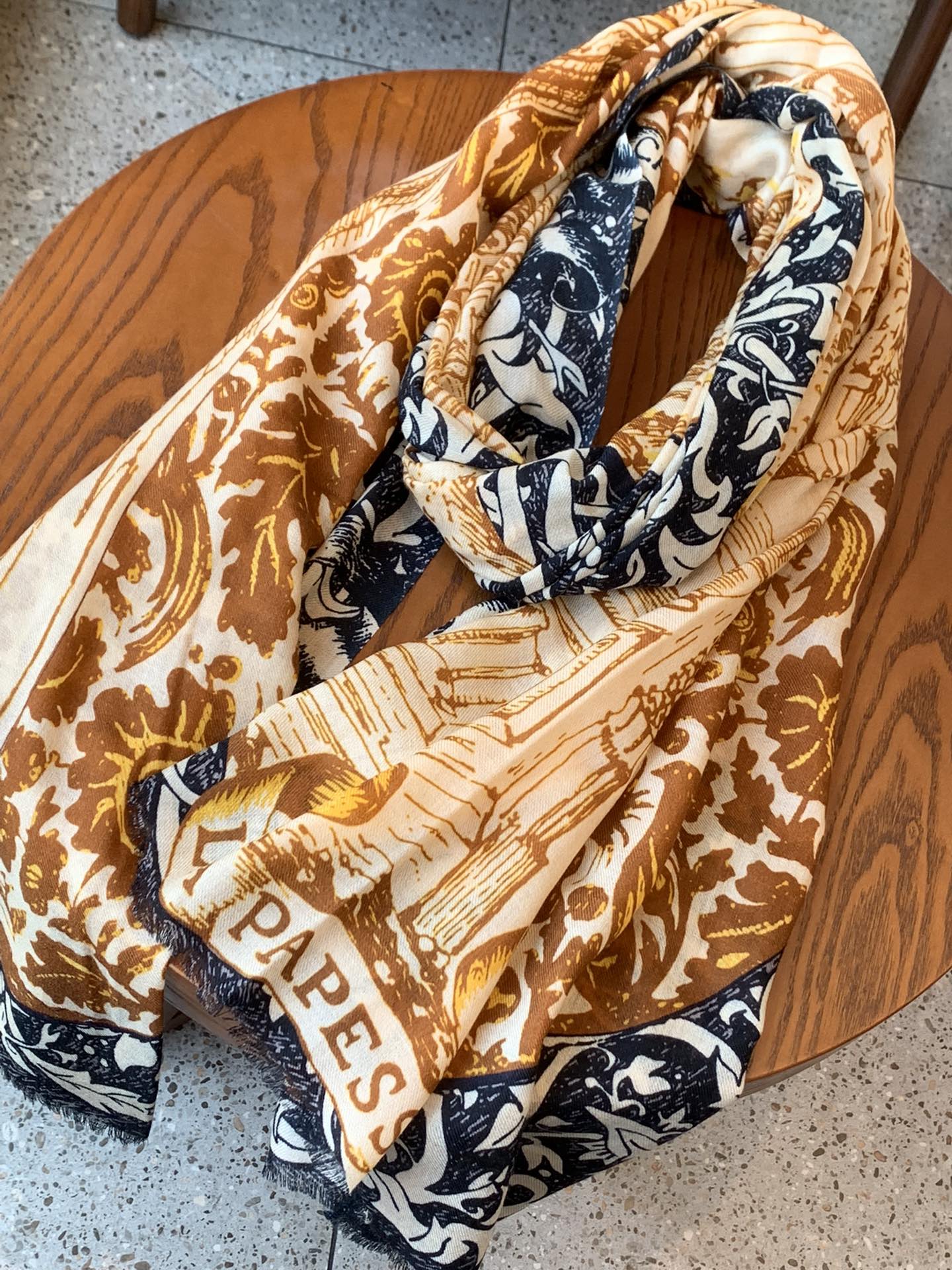 Шарф Dior с цветочным узором - 100 см - 200 см - 100 см - Кашемир премиум-класса - 1 см