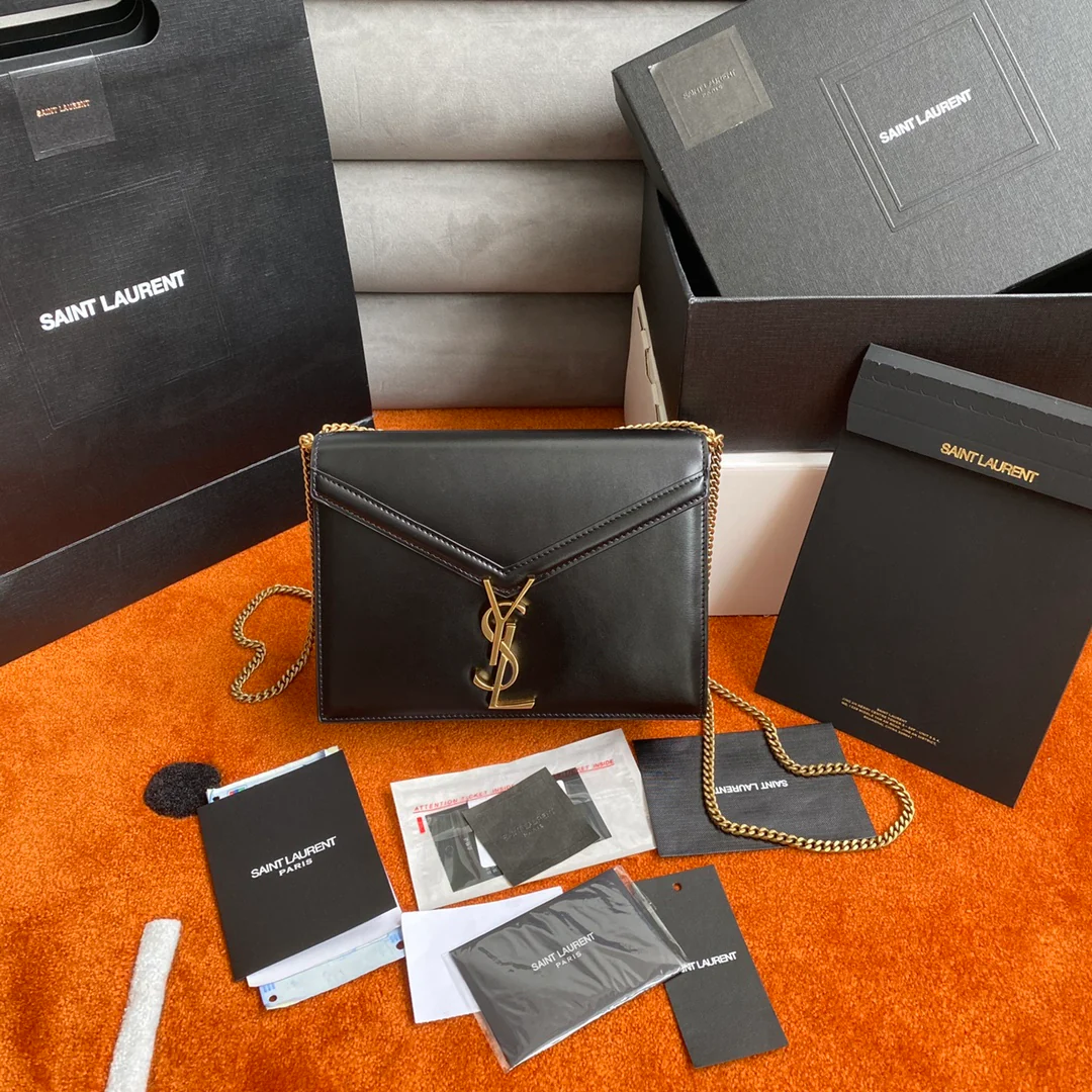 Сумка-конверт YSL Cassandra из плетеной ткани - 5 шт.