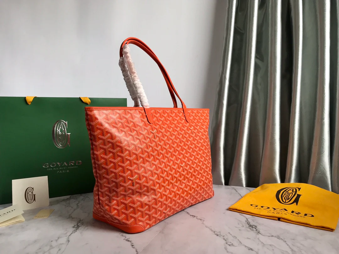 Большая Большая Сумка На Молнии Goyard - Оранжевый