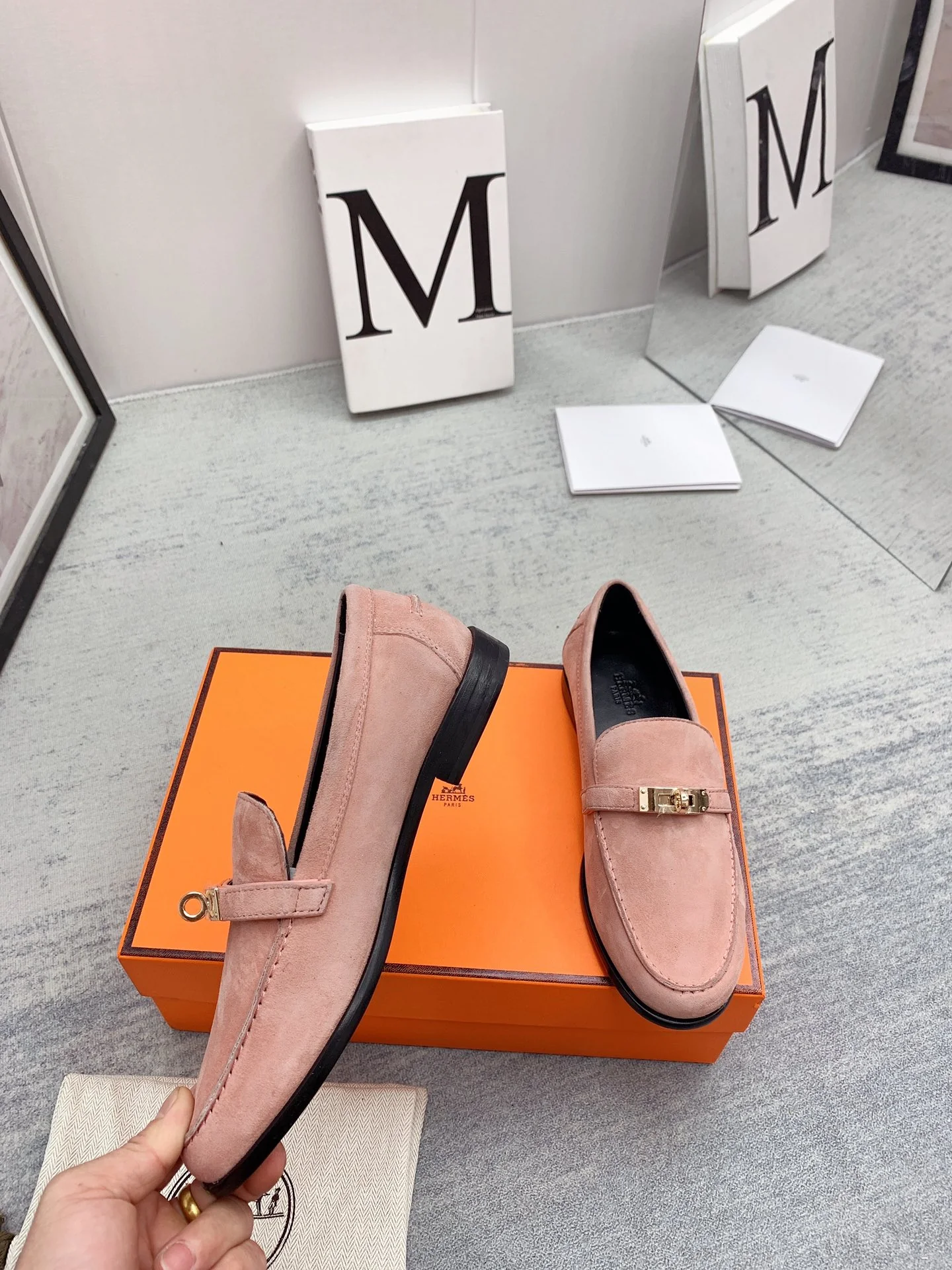 Hermes-h Туфли с пряжкой из нержавеющей стали, 2 шт.