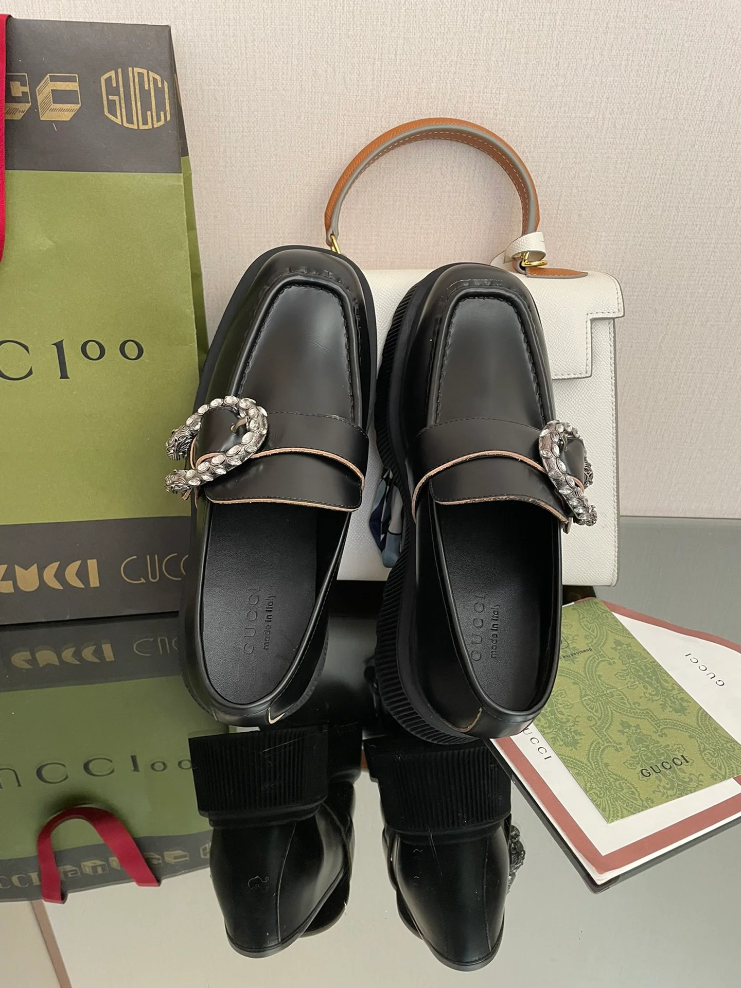 Лоферы на платформе Gucci Dionysus