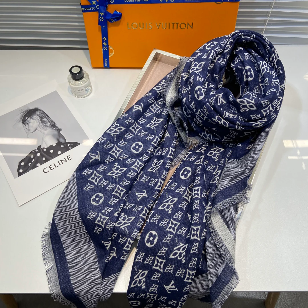 Шаль LV Monogram - 142 - 5 см - 2