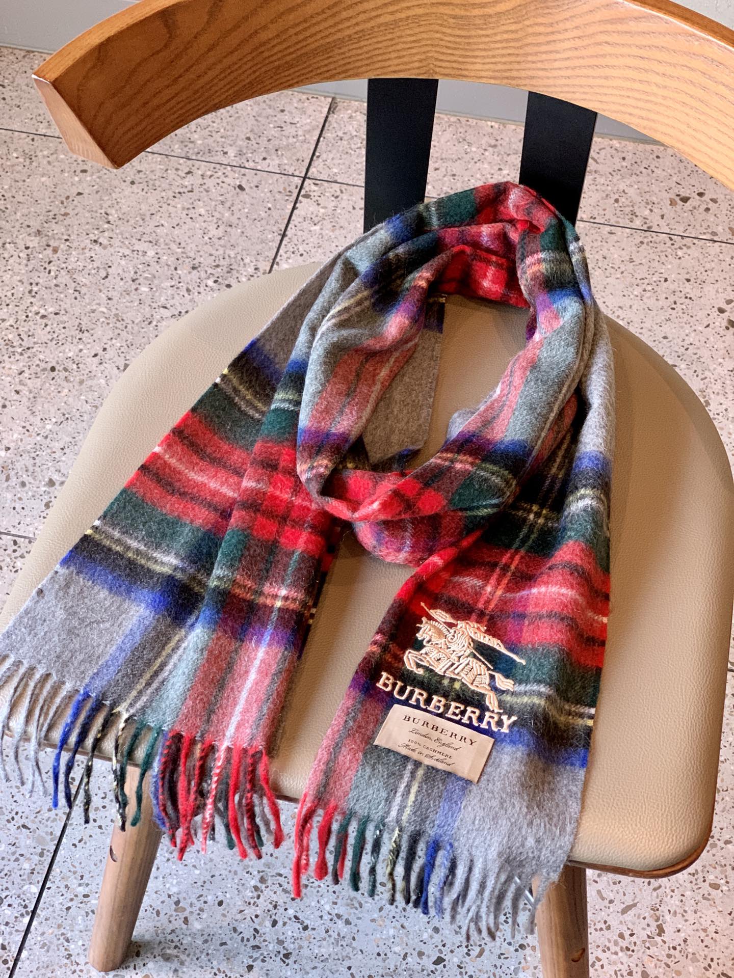 Кашемировый шарф Burberry - 30 см - 195 см - 1