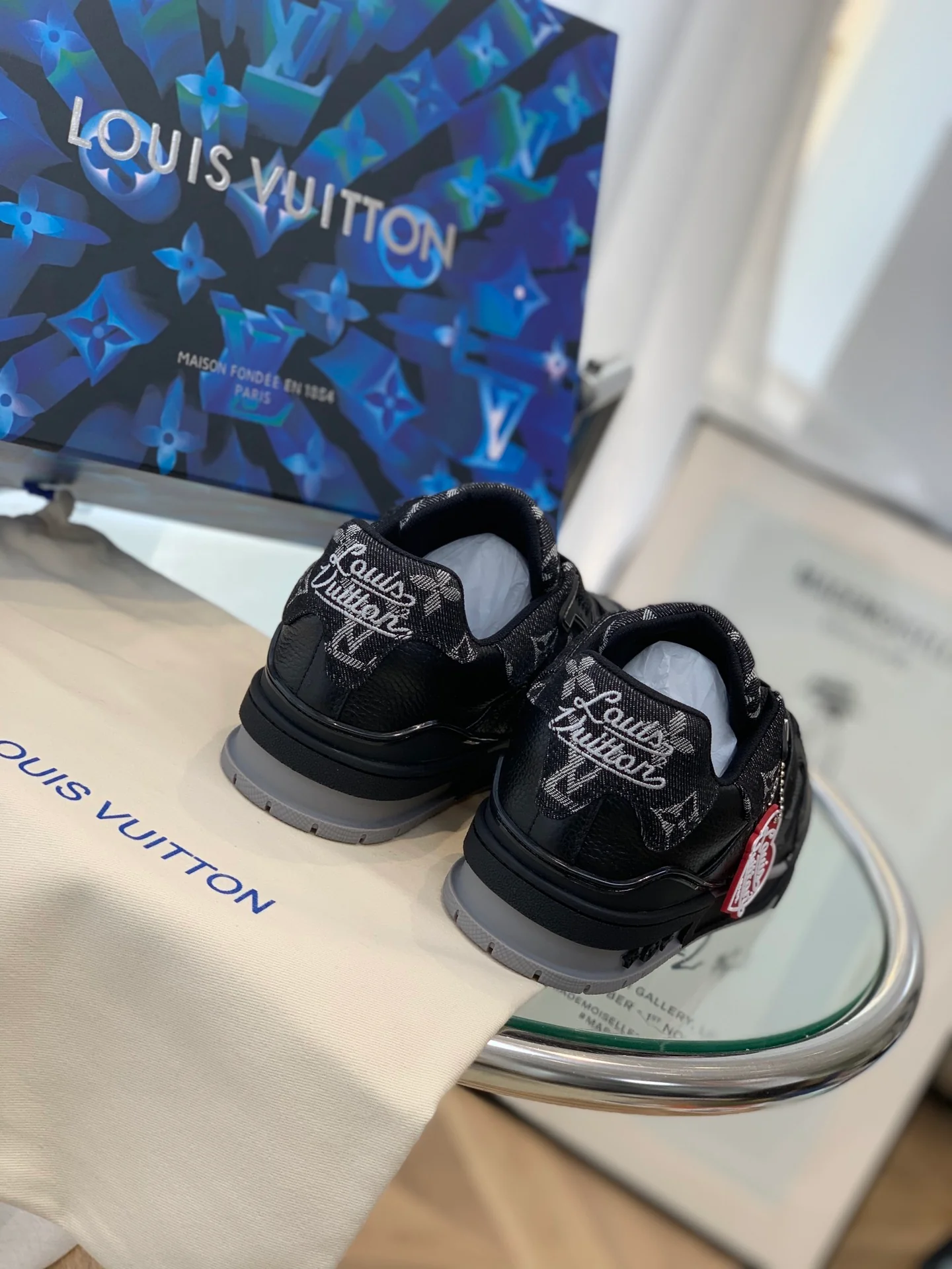 Кроссовки LV Trainer Series - Унисекс - Монограмма, черный