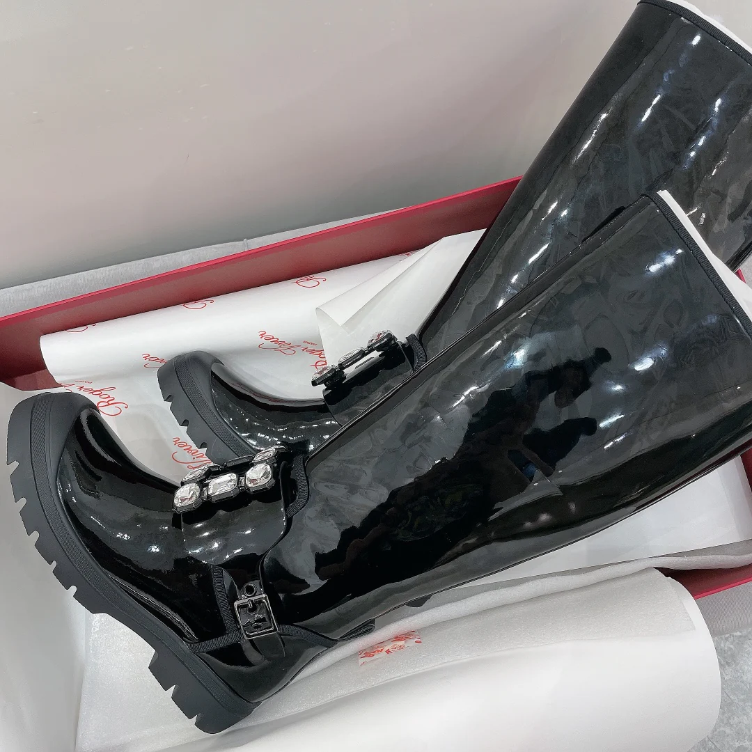 Лакированные ботинки RV для осени/зимы