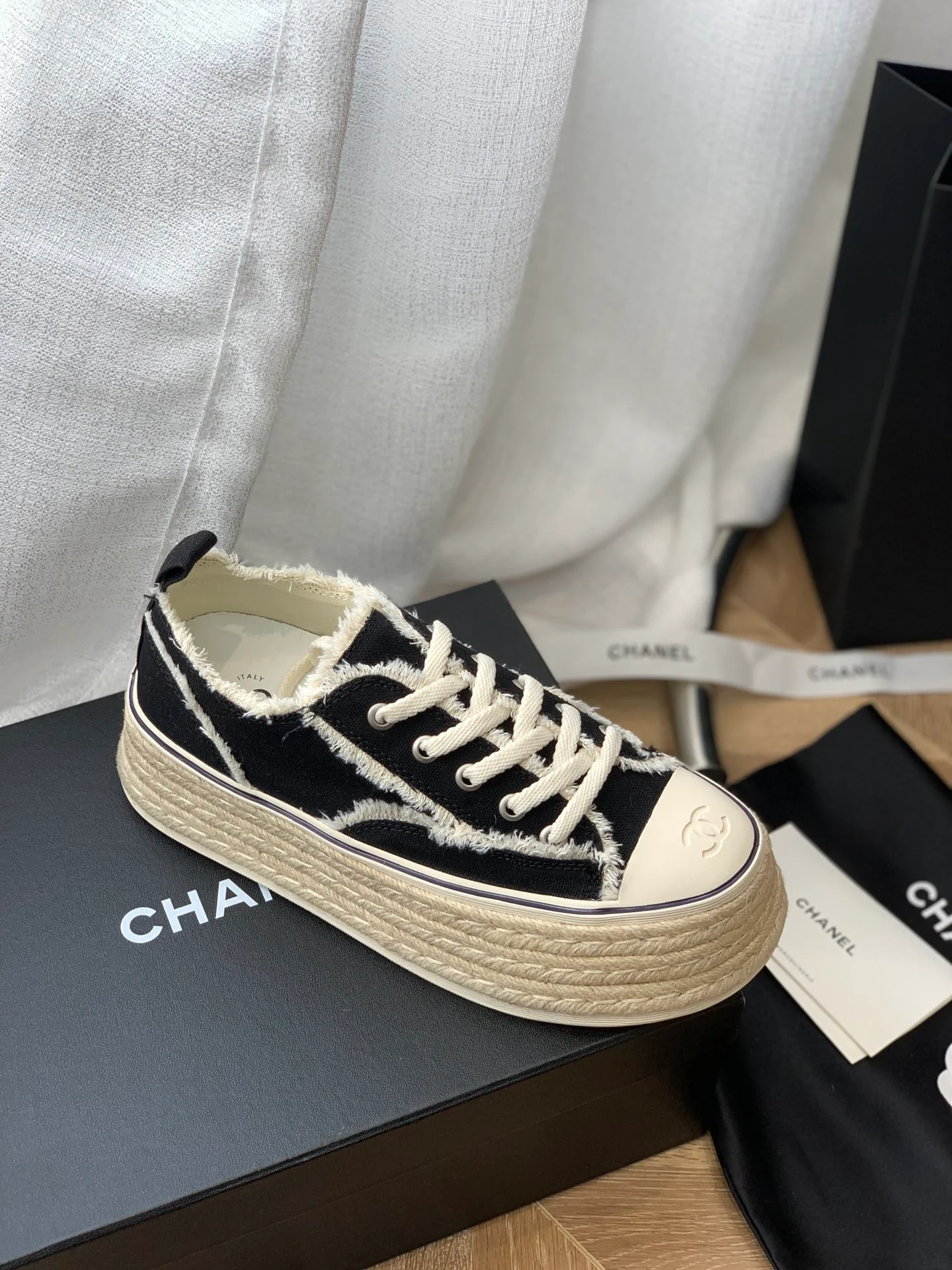 Кед на платформе Chanel - 1