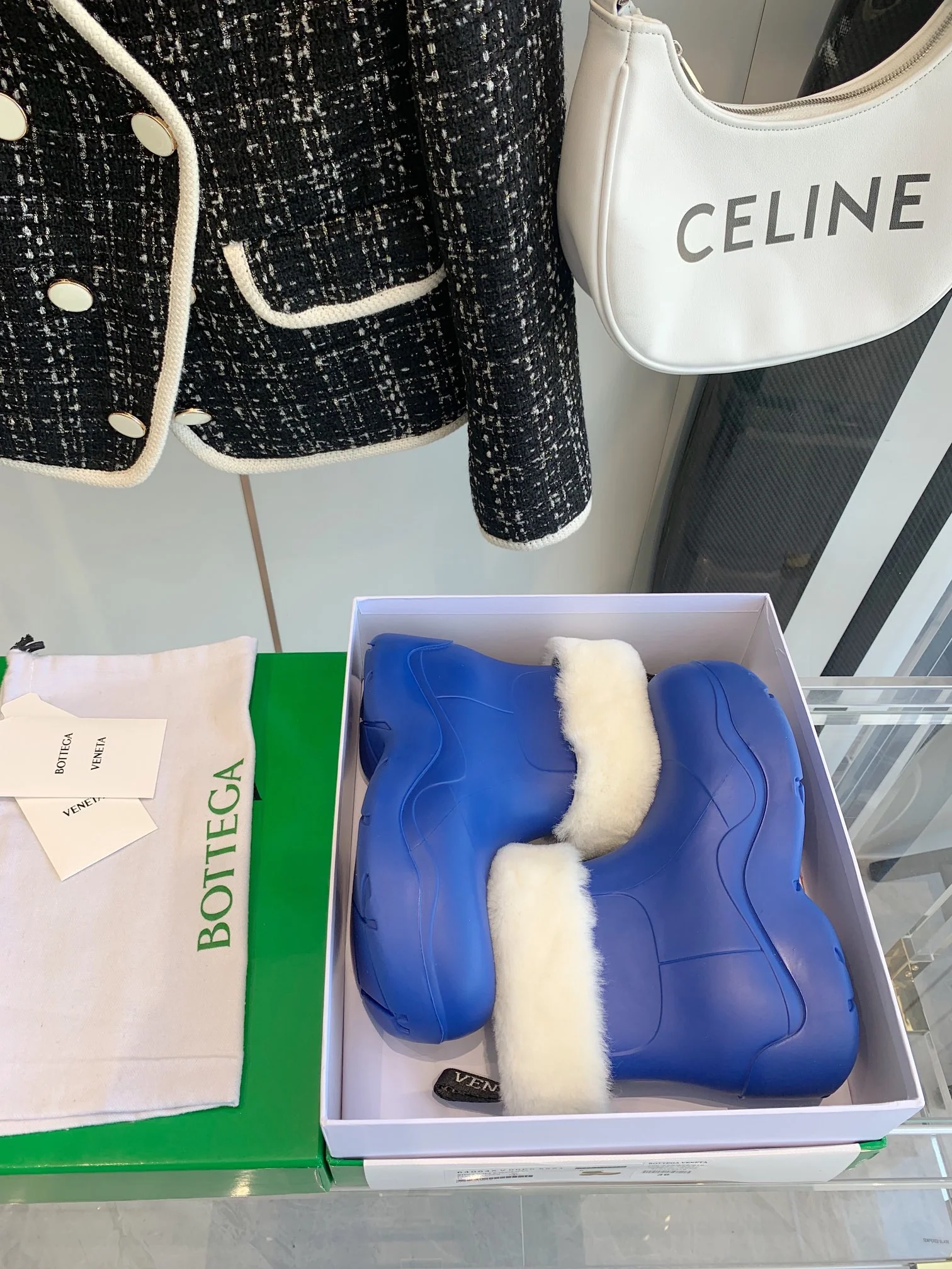 BV - Шерстяные зимние сапоги - Синие