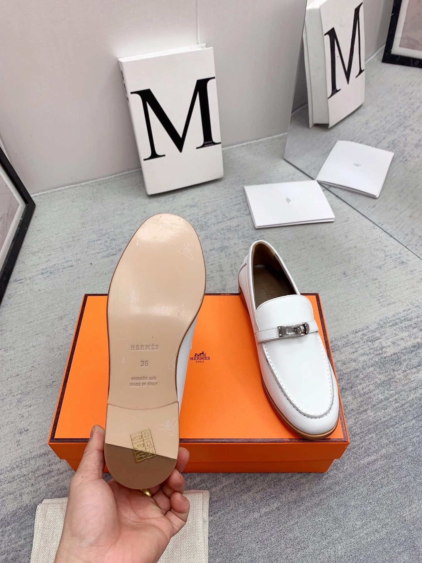 Hermes-h Туфли с пряжкой из нержавеющей стали, 3 шт.