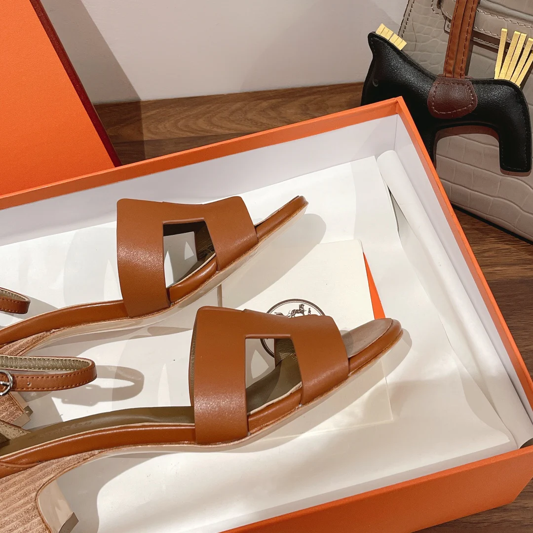 Мюли на низком каблуке Hermes-h