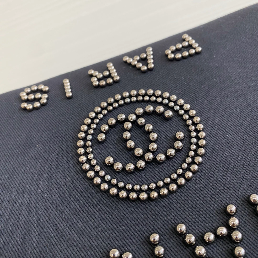 Большая пляжная сумка Chanel Pearl Black