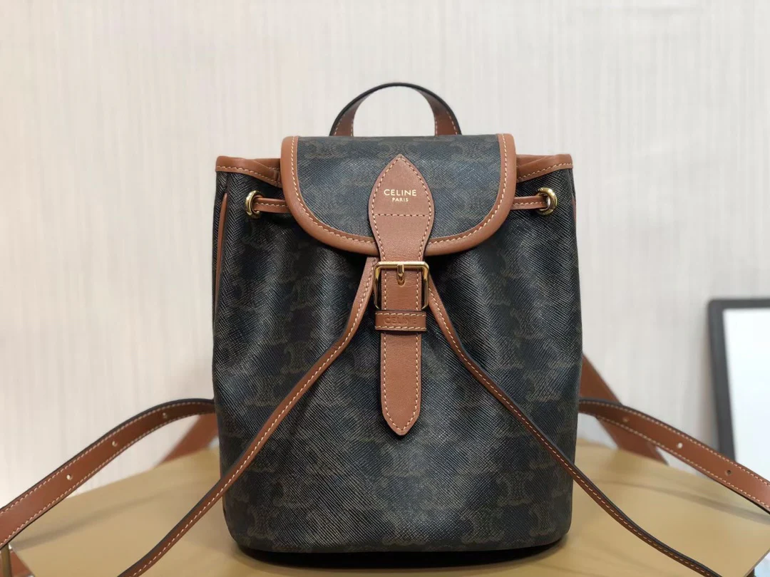 Мини-рюкзак Celine-folco-triomphe-холст