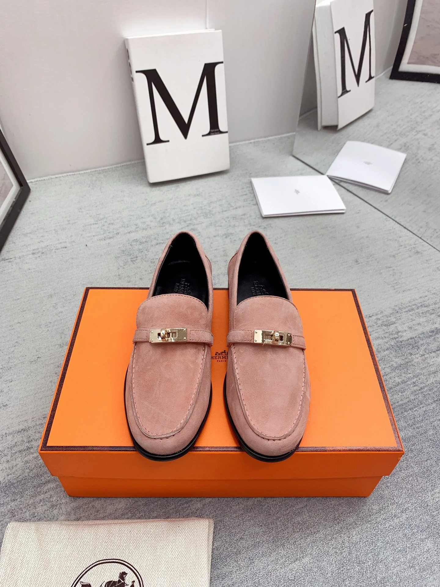 Hermes-h Туфли с пряжкой из нержавеющей стали, 2 шт.