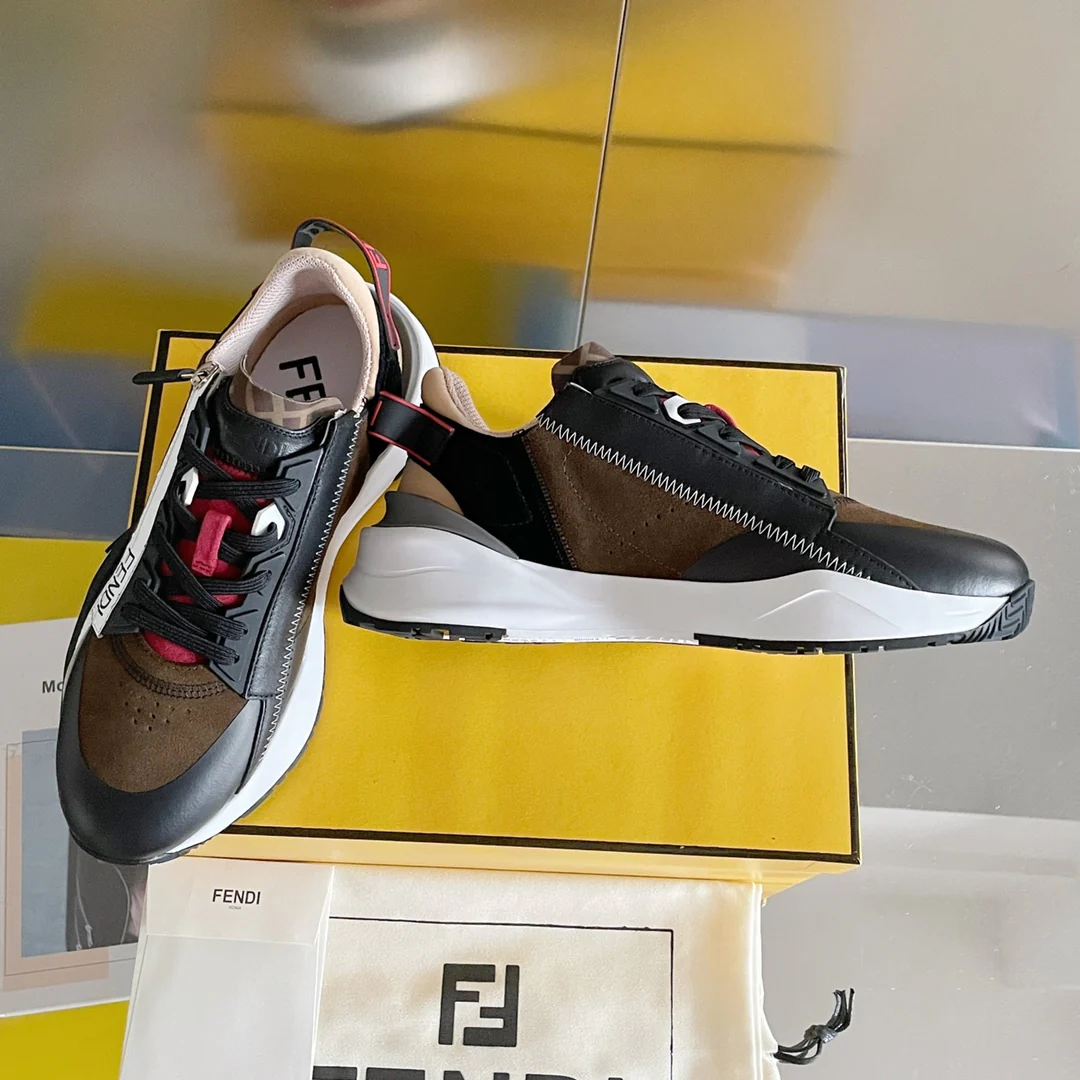 Fendi - Повседневные кроссовки - Коричневые
