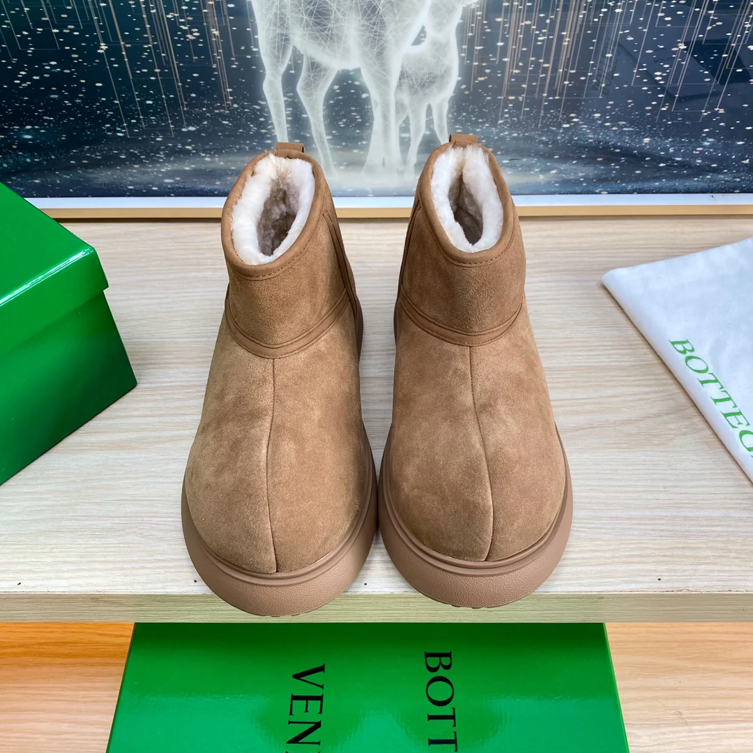 Снежные ботинки BV - светло-коричневые