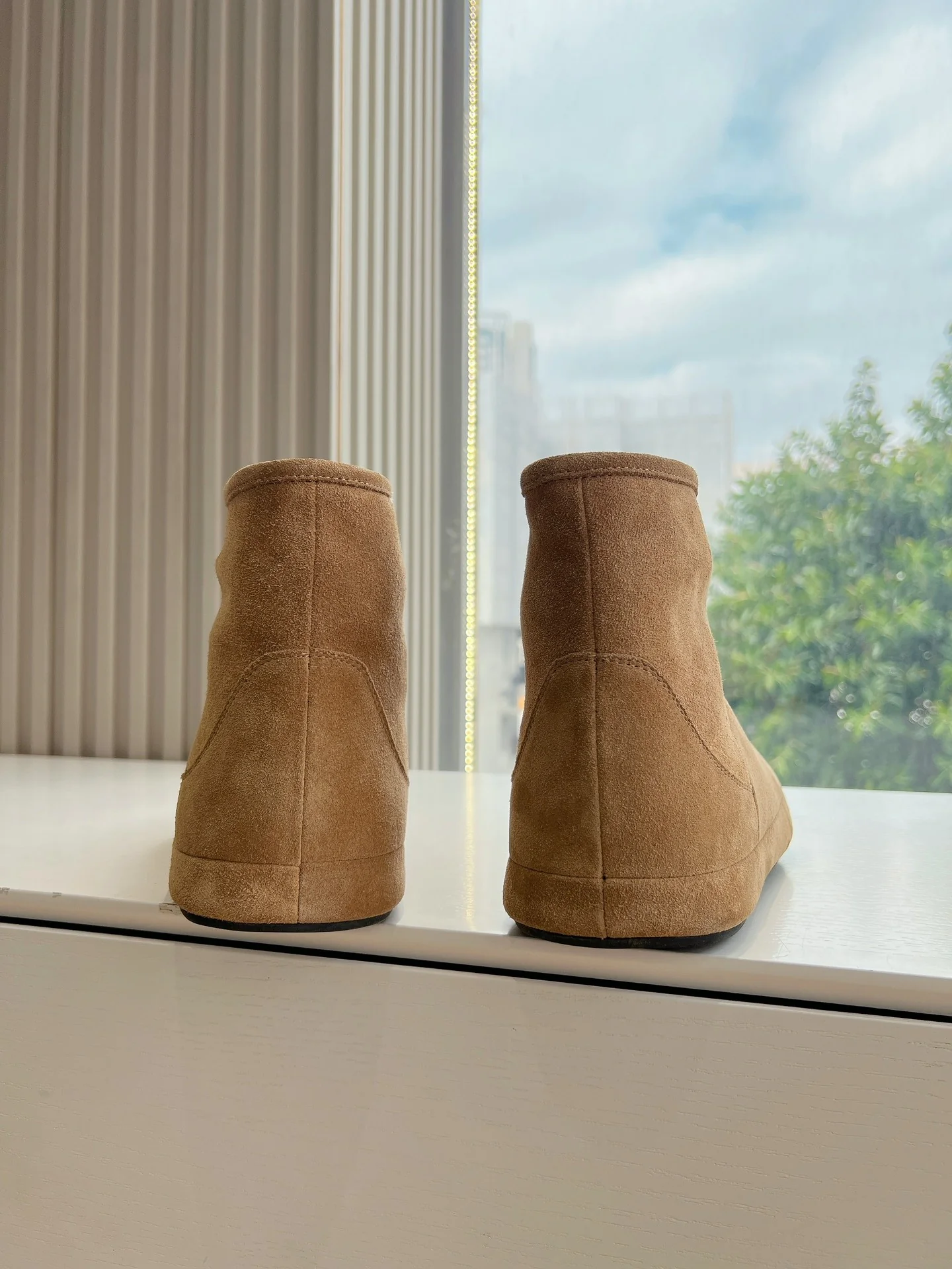 Снежные ботинки Balenciaga 2024 - коричневые