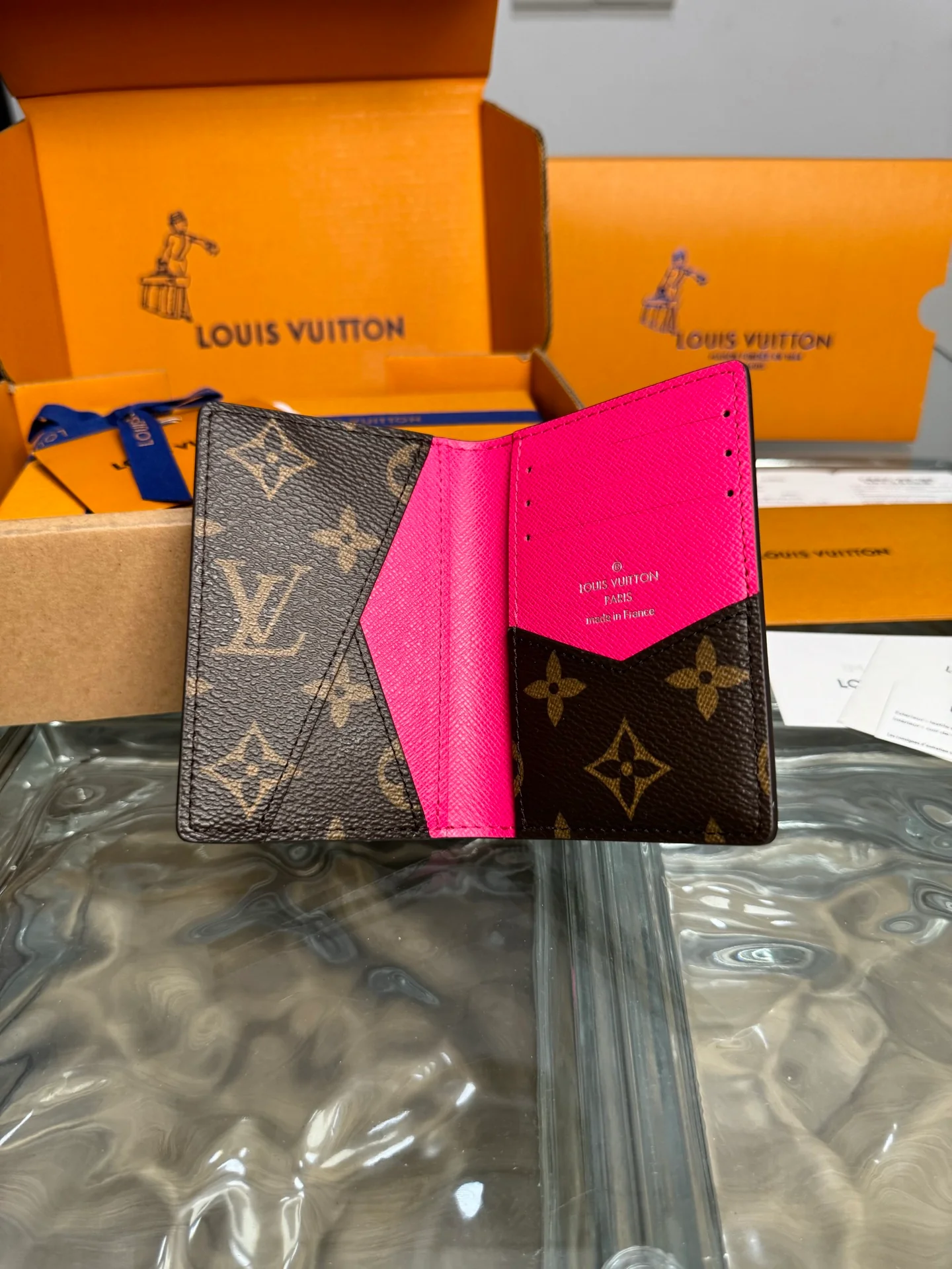 Кошелек LV-m12831-colormania, персиково-розовый