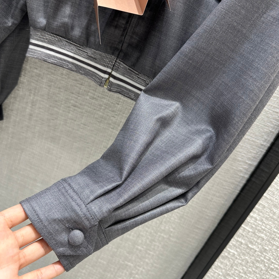 Miu Miu - 2404-24 Новинка ранней весны - Серый костюм