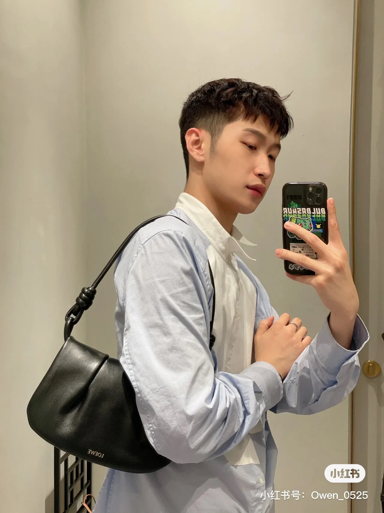 Сумка через плечо Loewe Paseo - черная