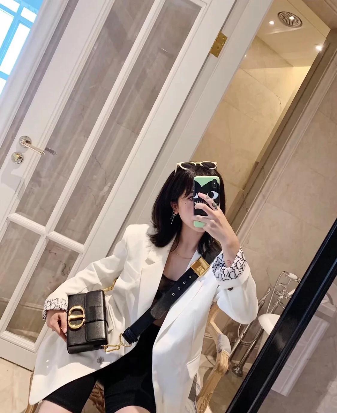 Сумка Dior 30 Montaigne - черная