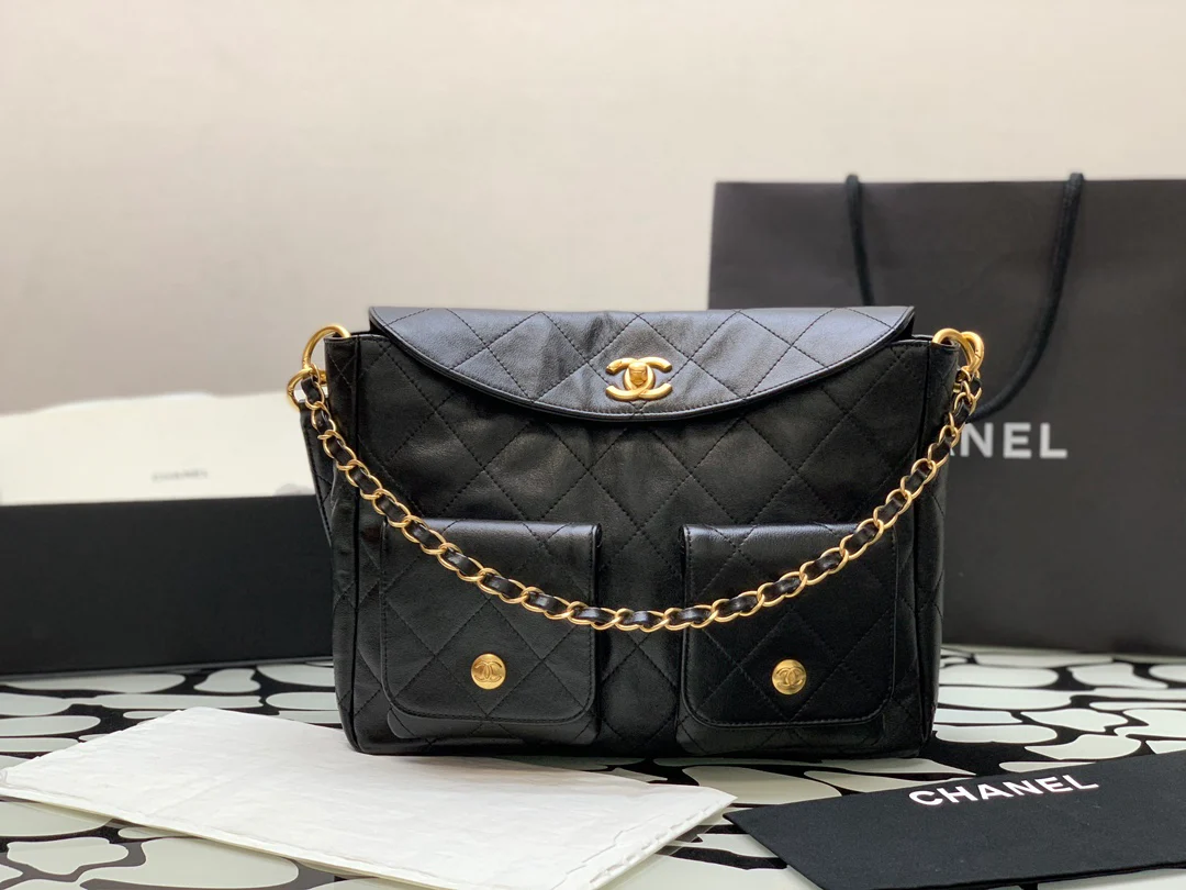 Сумка-мессенджер Chanel Hobo Hippie - черная