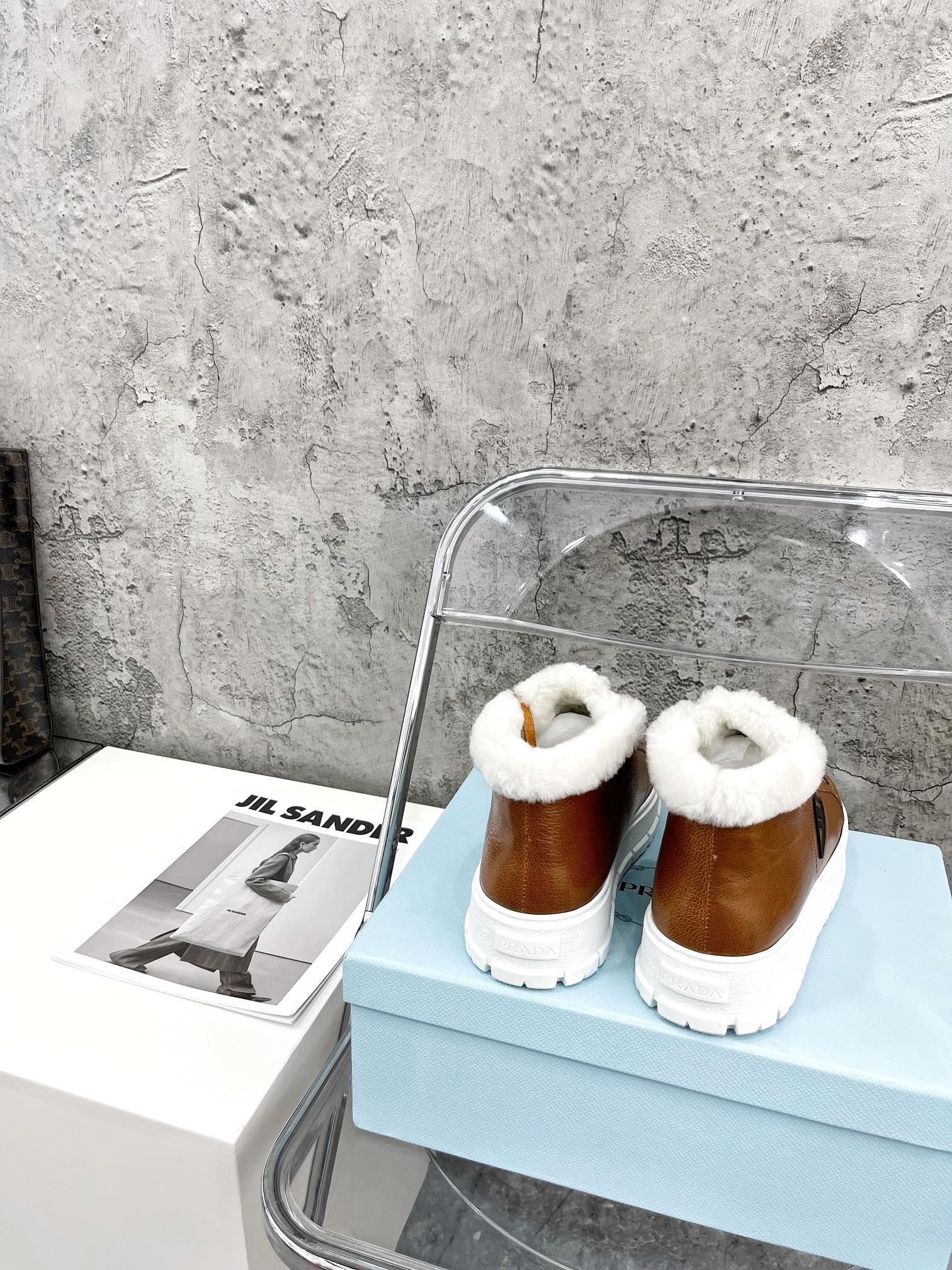 Обувь Prada - Prada - кожа - платформа - повседневная обувь