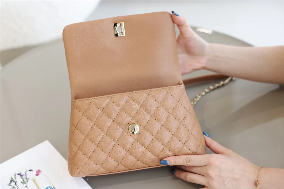Chanel 2021 Coco Handle Caramel Small