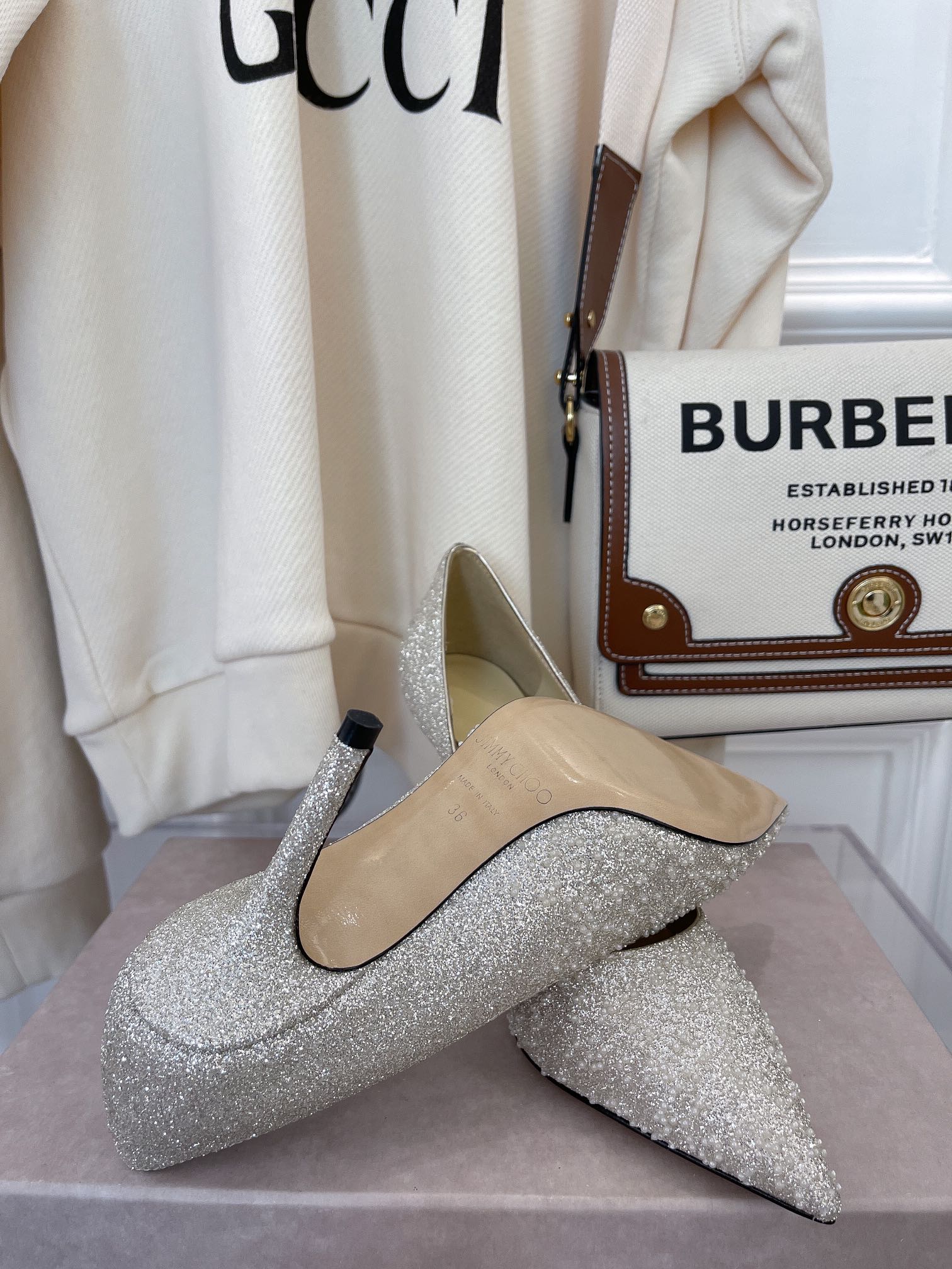 Туфли на высоком каблуке Jimmy Pearl