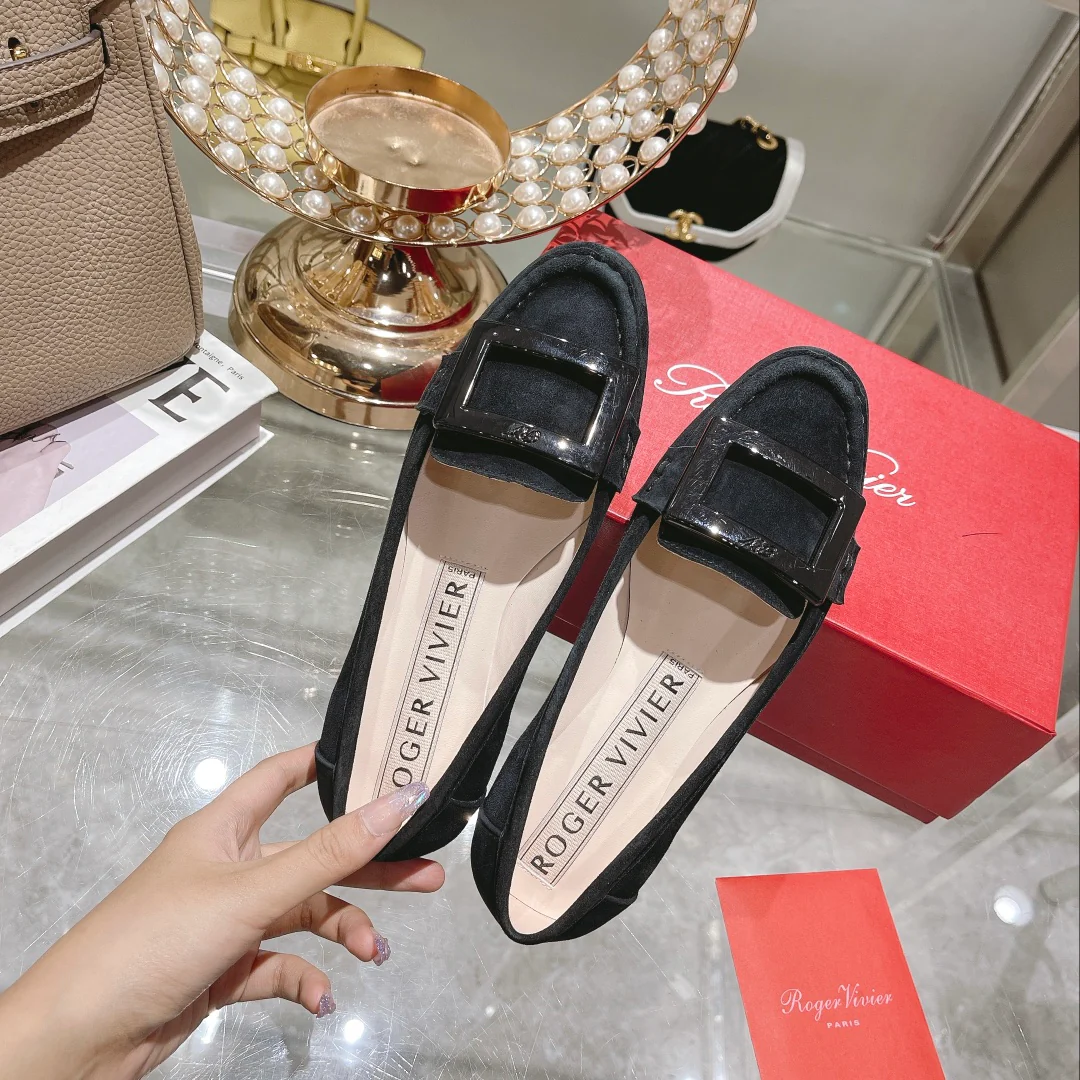 Обувь RV - Коллекция осень/зима 2022 - Туфли на плоской подошве - Черные - 1