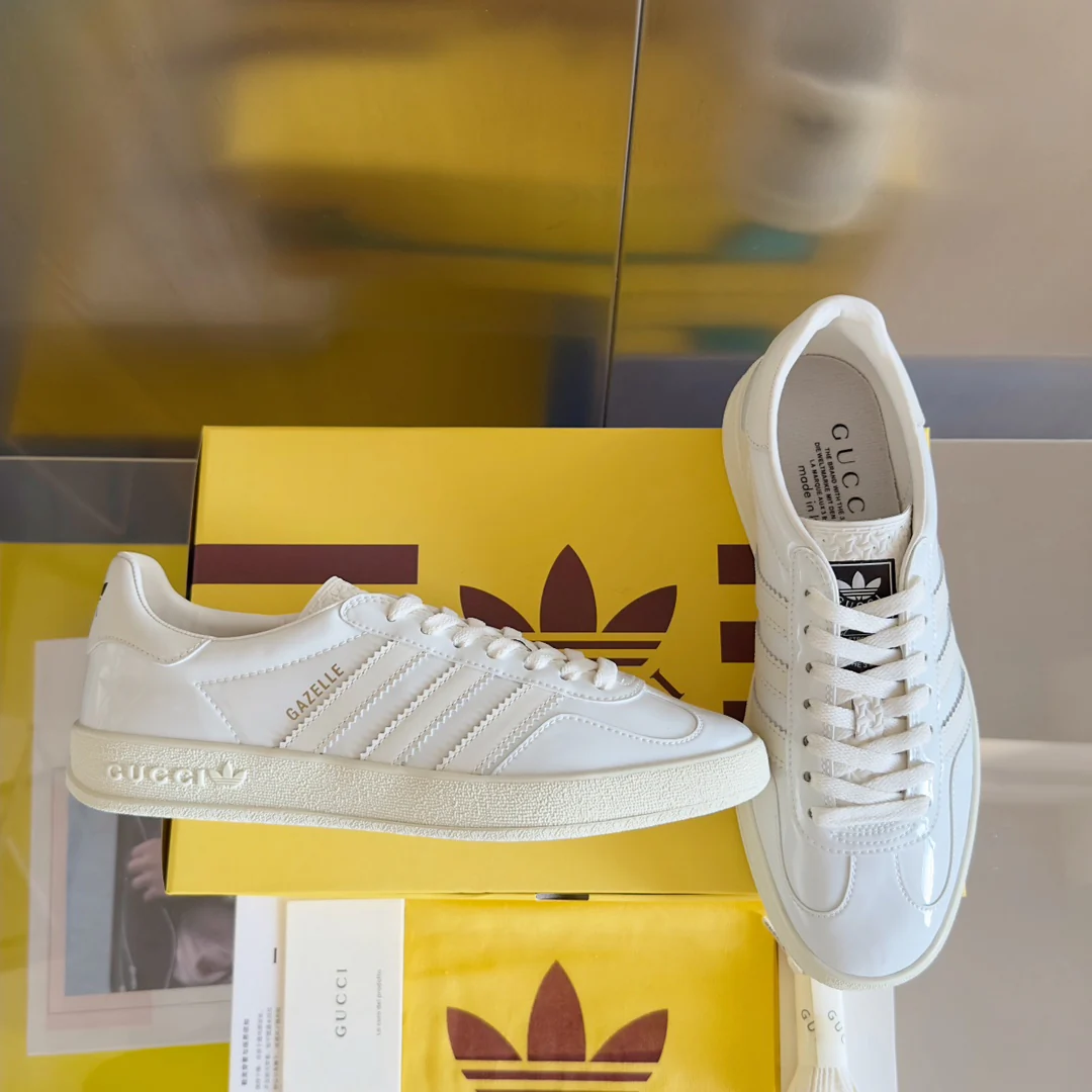 Скейтбордические кроссовки Gucci 2024 - белые