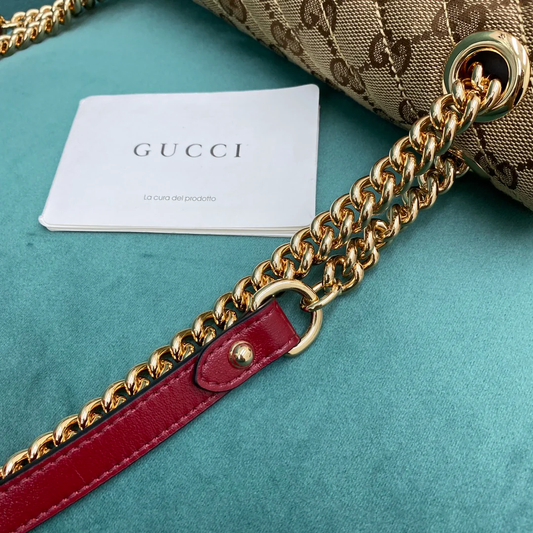 Сумка Gucci Marmont Medium 26 см, канвас, монограмма 1