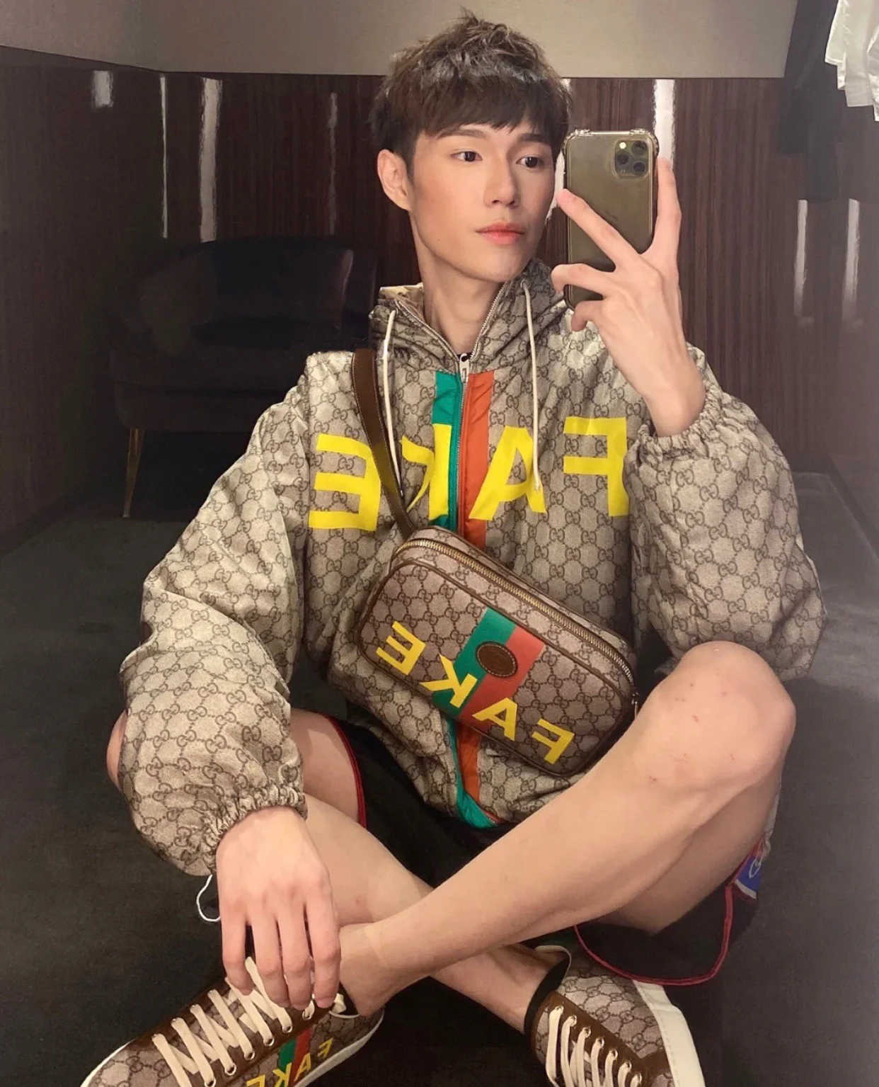 Gucci-FACK NOT系列-腰包