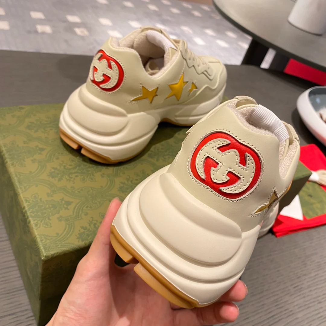 Массивные кроссовки Gucci - унисекс - 21