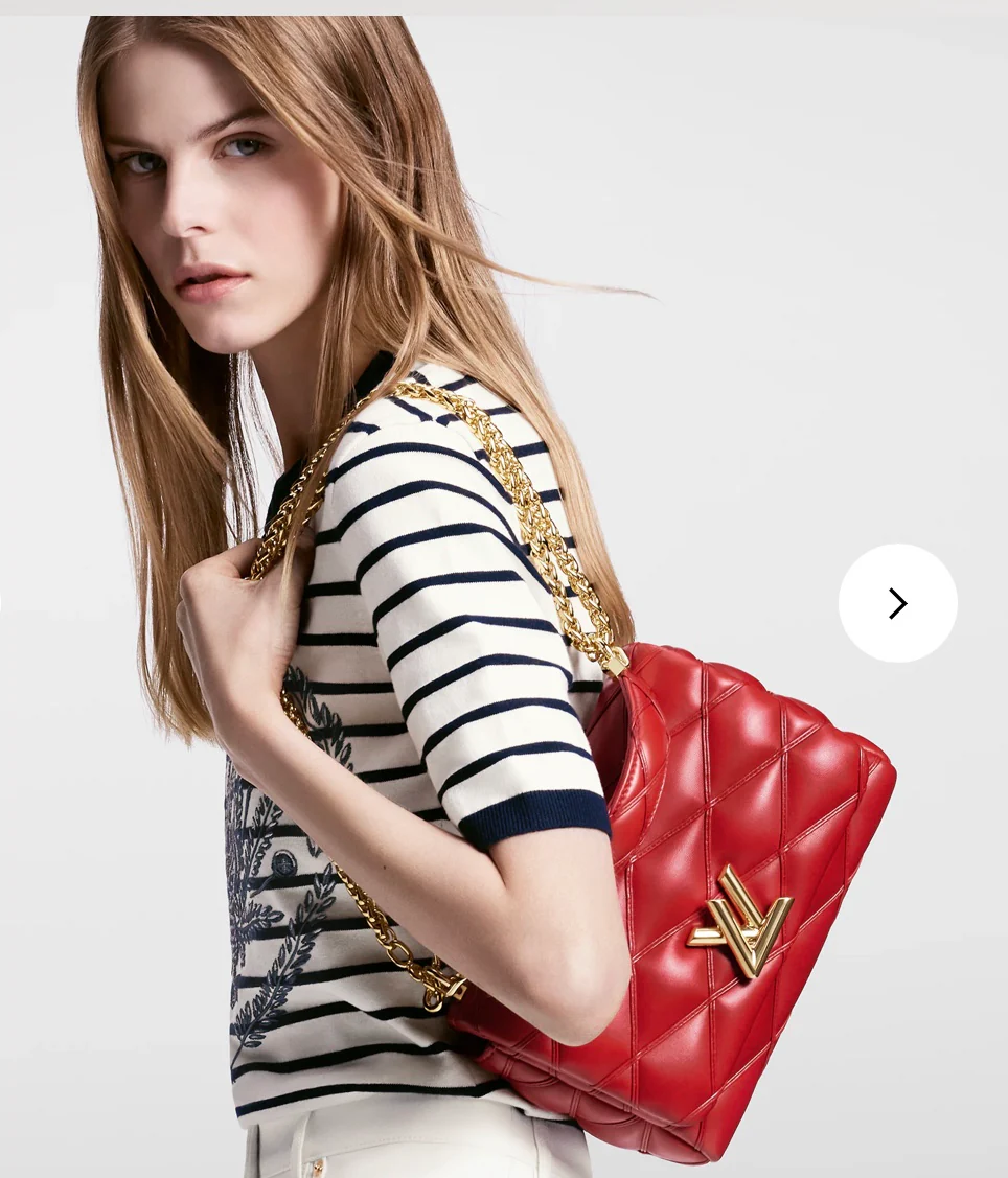 m22890-LV-Кварцевая сумка с тисненым узором и цепочкой, средний размер, красный