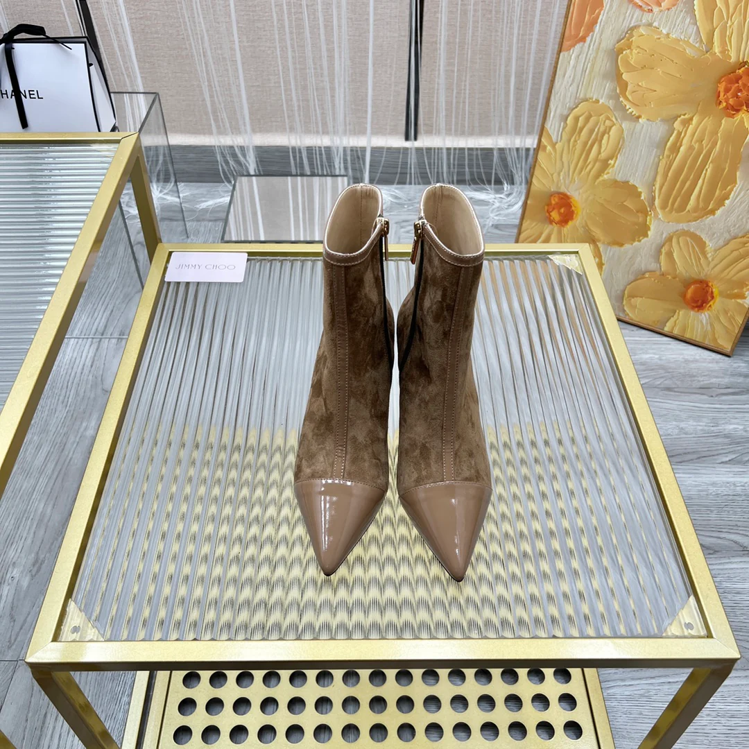 Ботильоны Jimmy из лакированной кожи