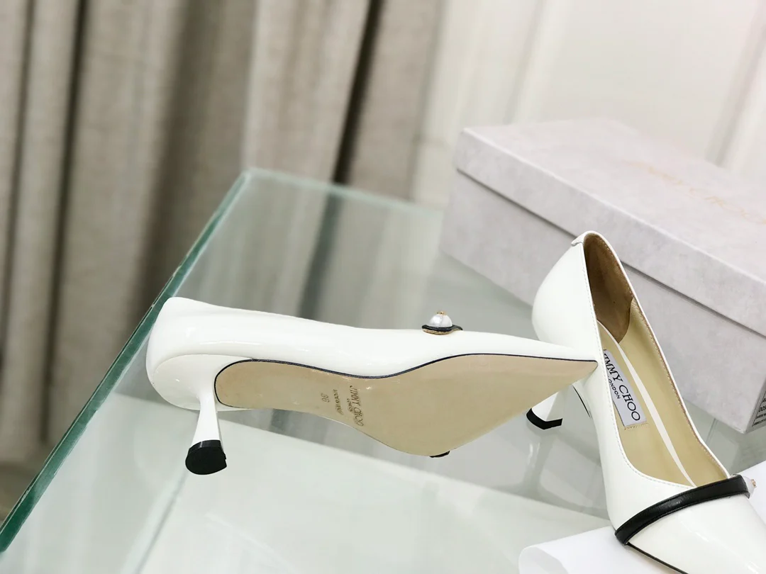 Туфли на высоком каблуке Jimmy Pearl с пряжкой и острым носком - 2 шт.