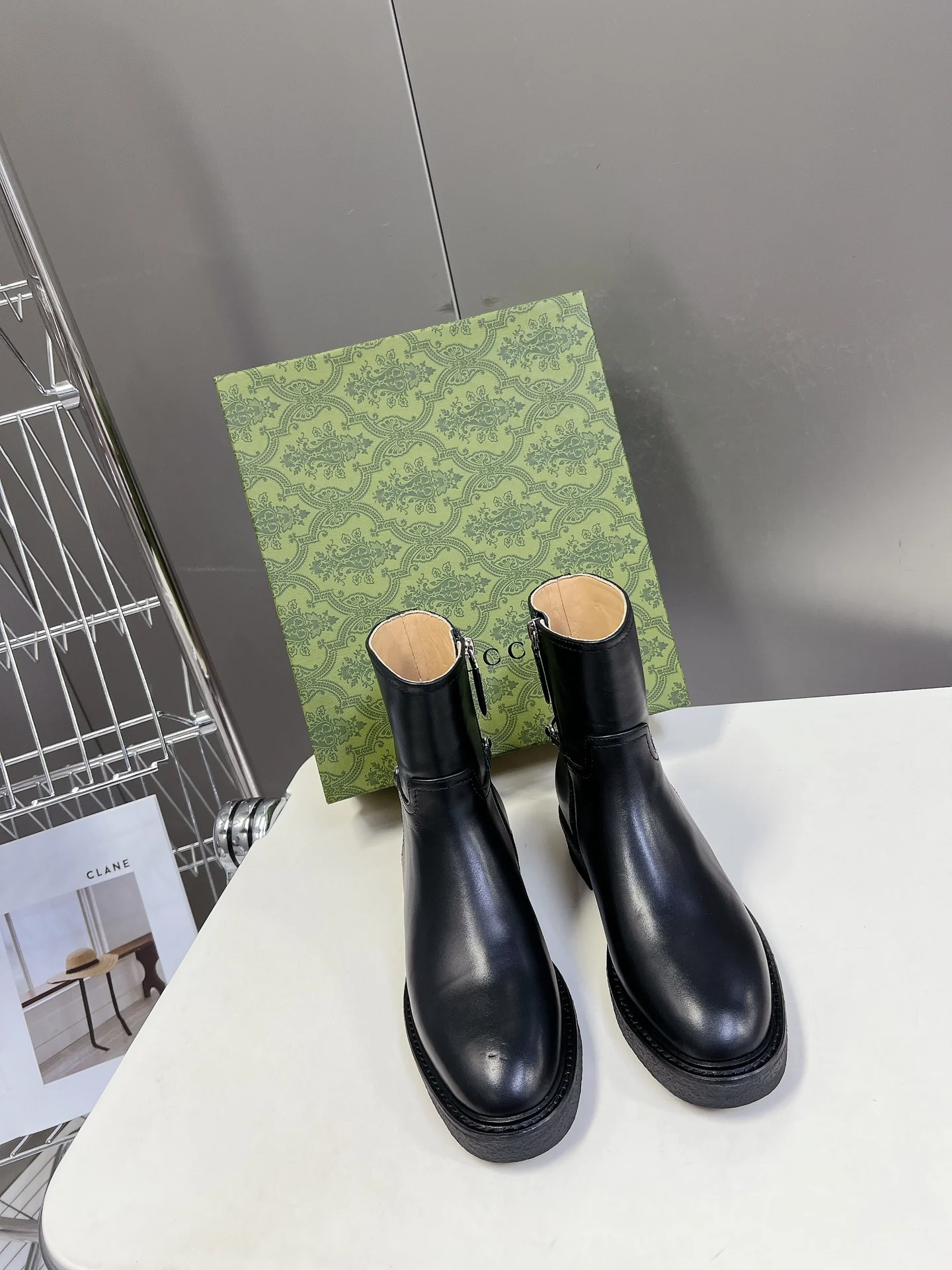 Ботинки для верховой езды Gucci 2024 - Черные - 1