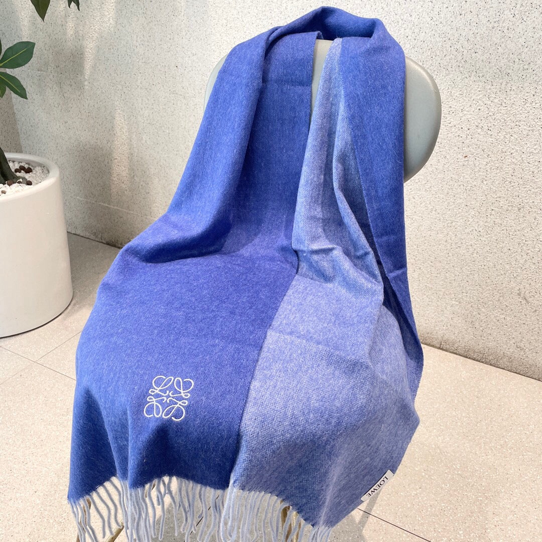 Двусторонний кашемировый шарф Lolwei - 32-180 см