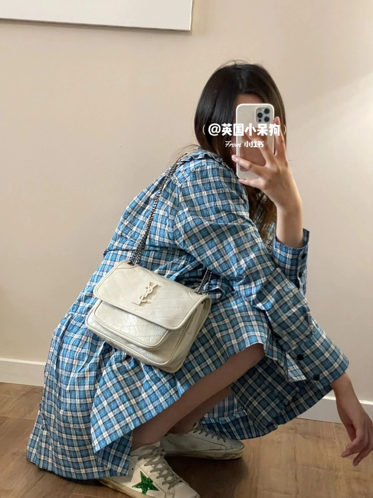 Фото тела YSL-niki-baby-22cm-leather-off-white