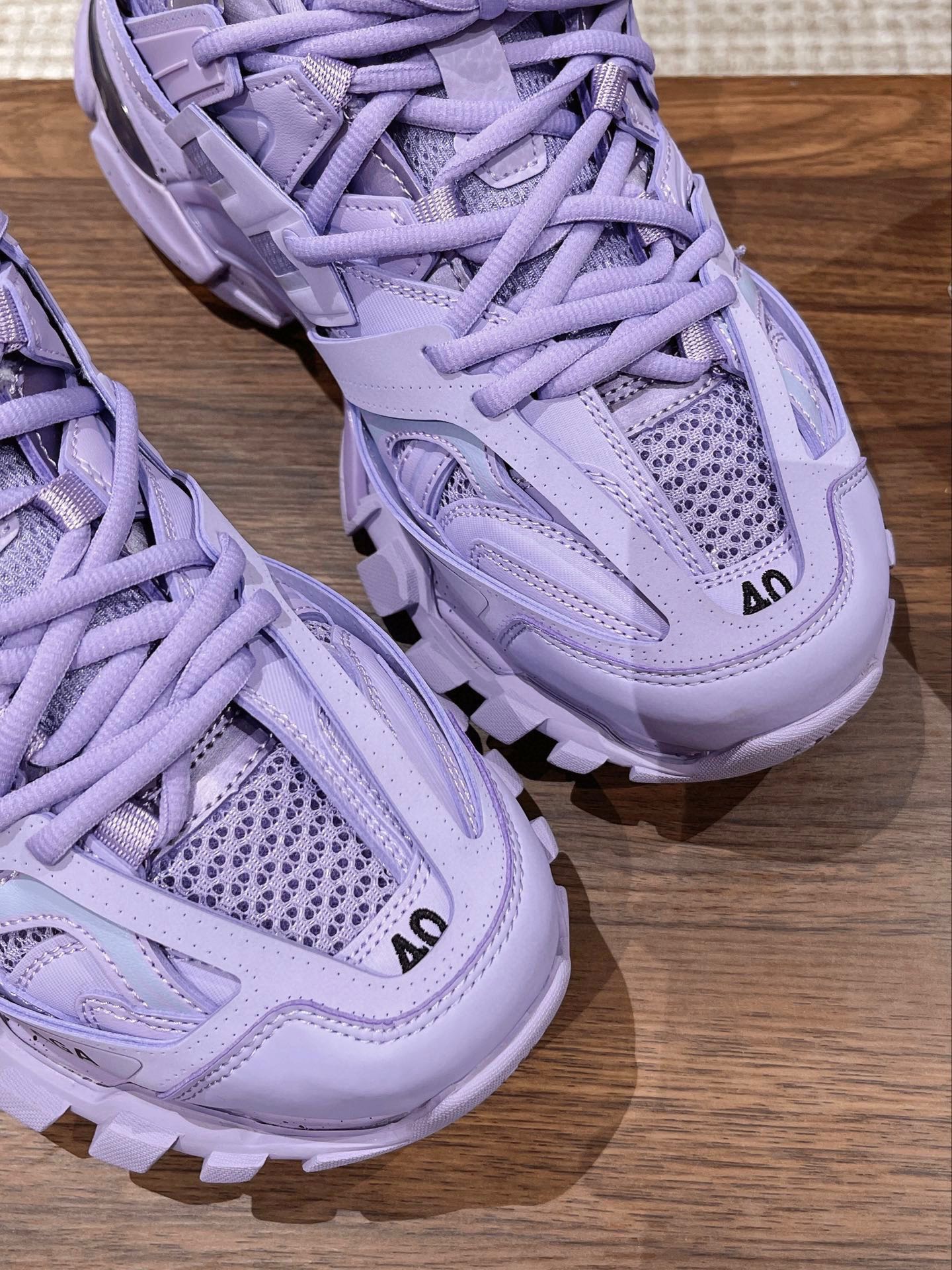 Кроссовки Balenciaga Track 3-0 (3-го поколения) Chunk - унисекс - фиолетовые