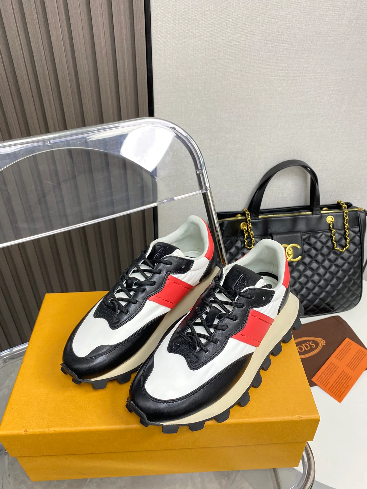 Tods - Повседневная обувь - Кроссовки - Черно-красные