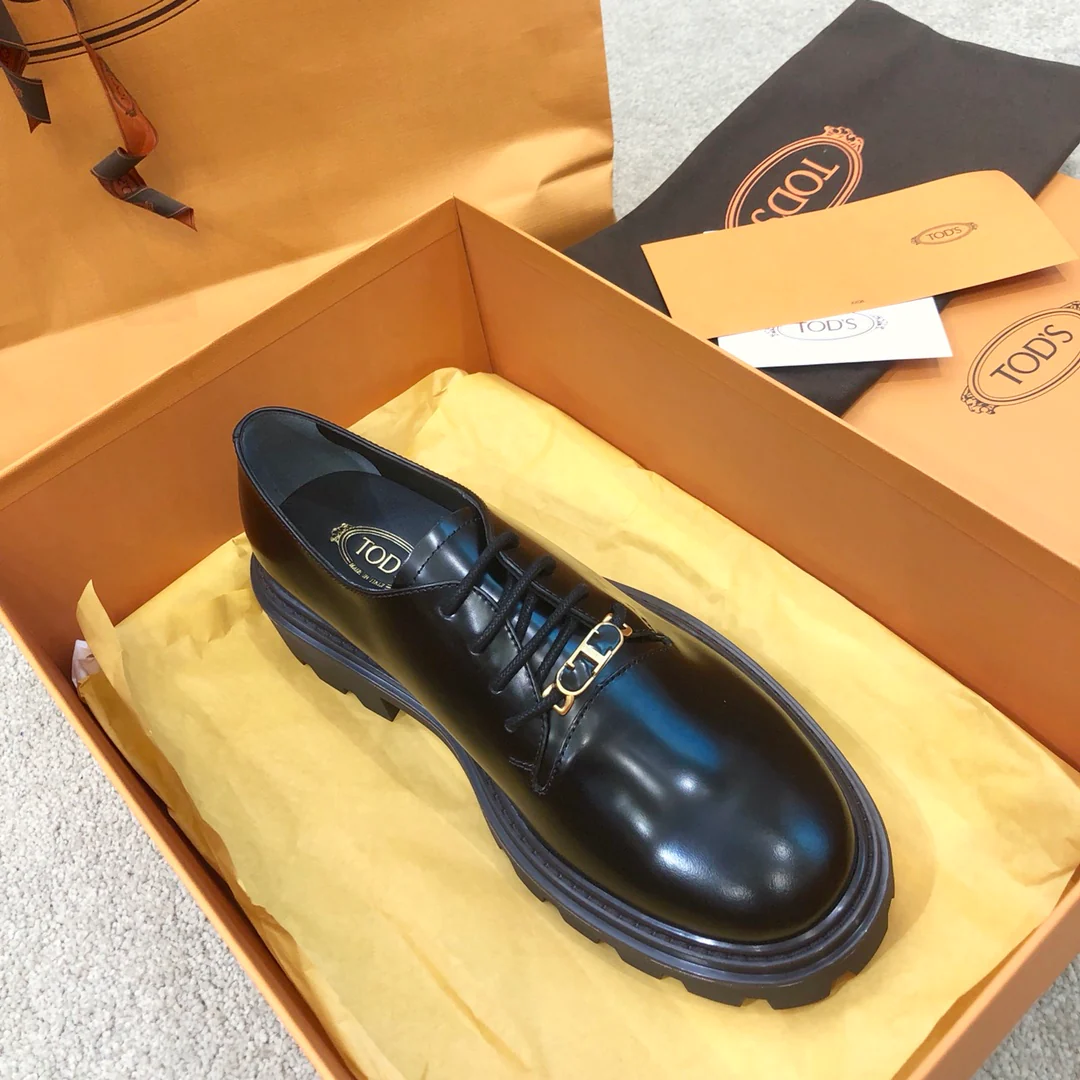 Лоферы на платформе Tods - 4