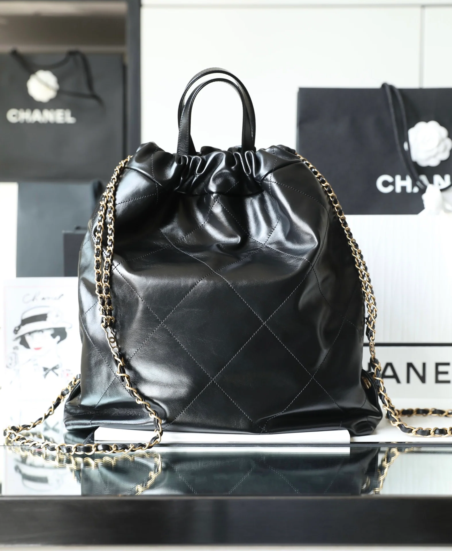 Рюкзак Chanel из телячьей кожи