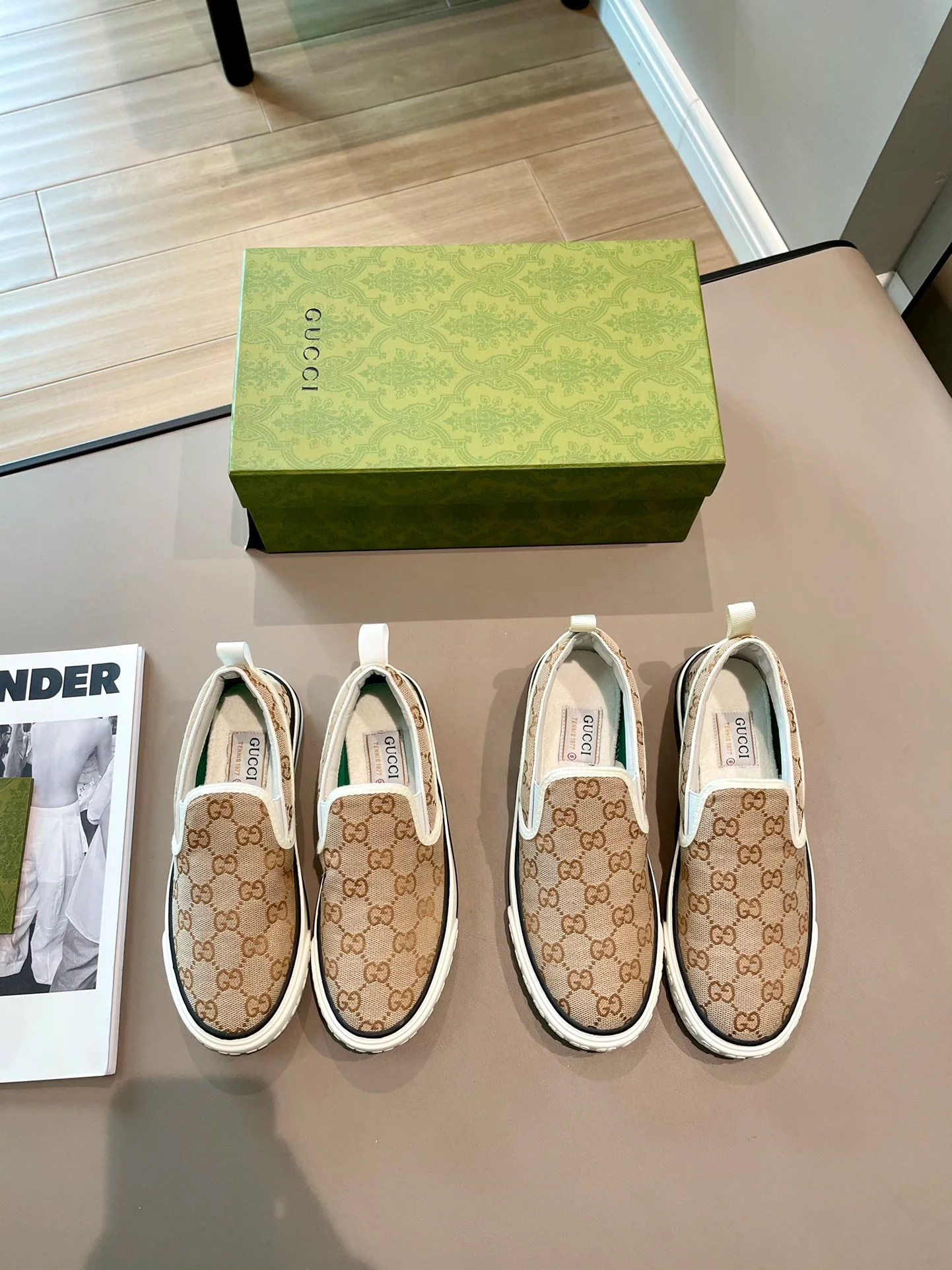 Кед Gucci из парусины - 2