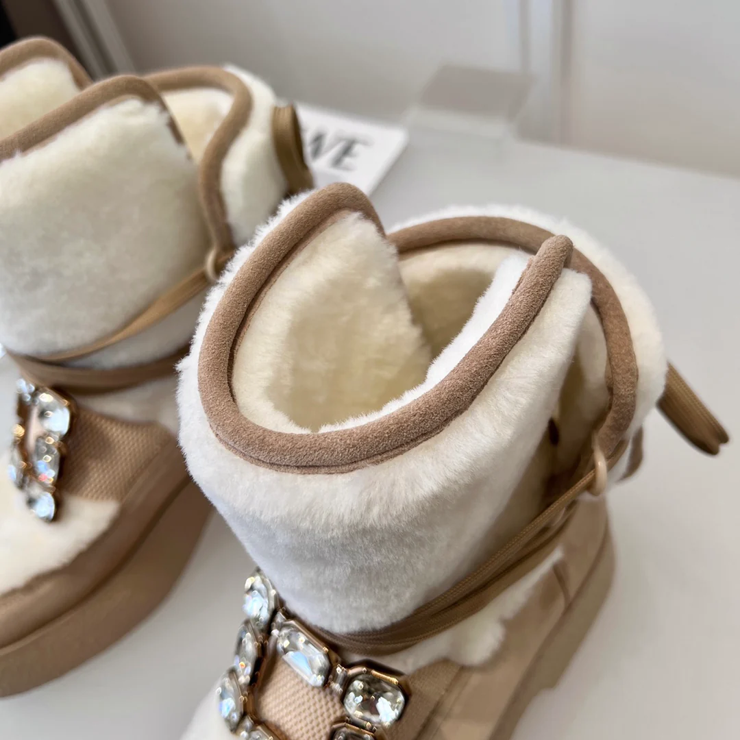 Шерстяные ботинки на платформе из коллекции RV осень/зима 2021