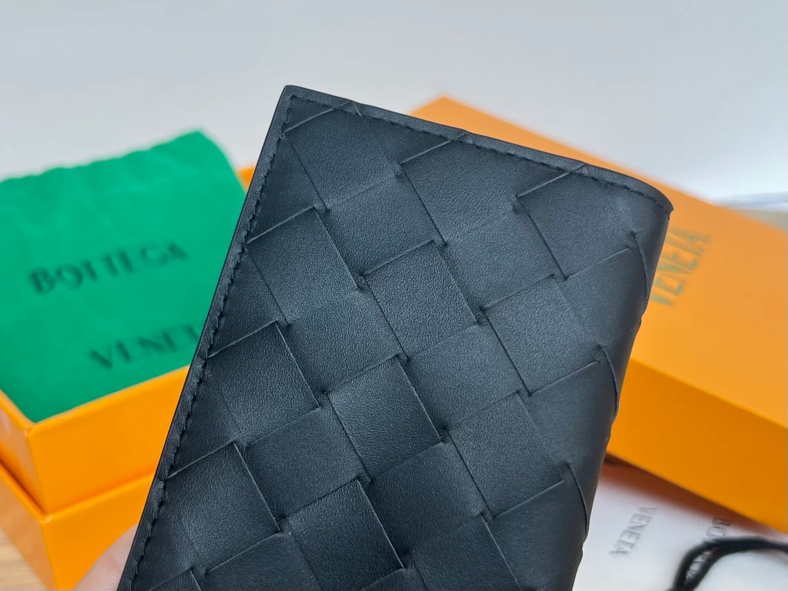 BV-中格 编织 卡夹 卡包 牛皮 11x7.5cm