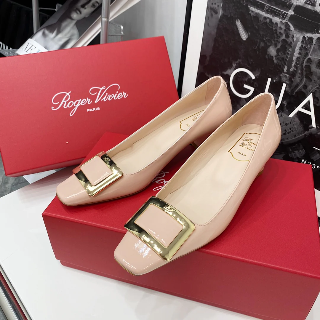 Каблук RV-4-5 см, квадратный, розовый (цвет вишни).