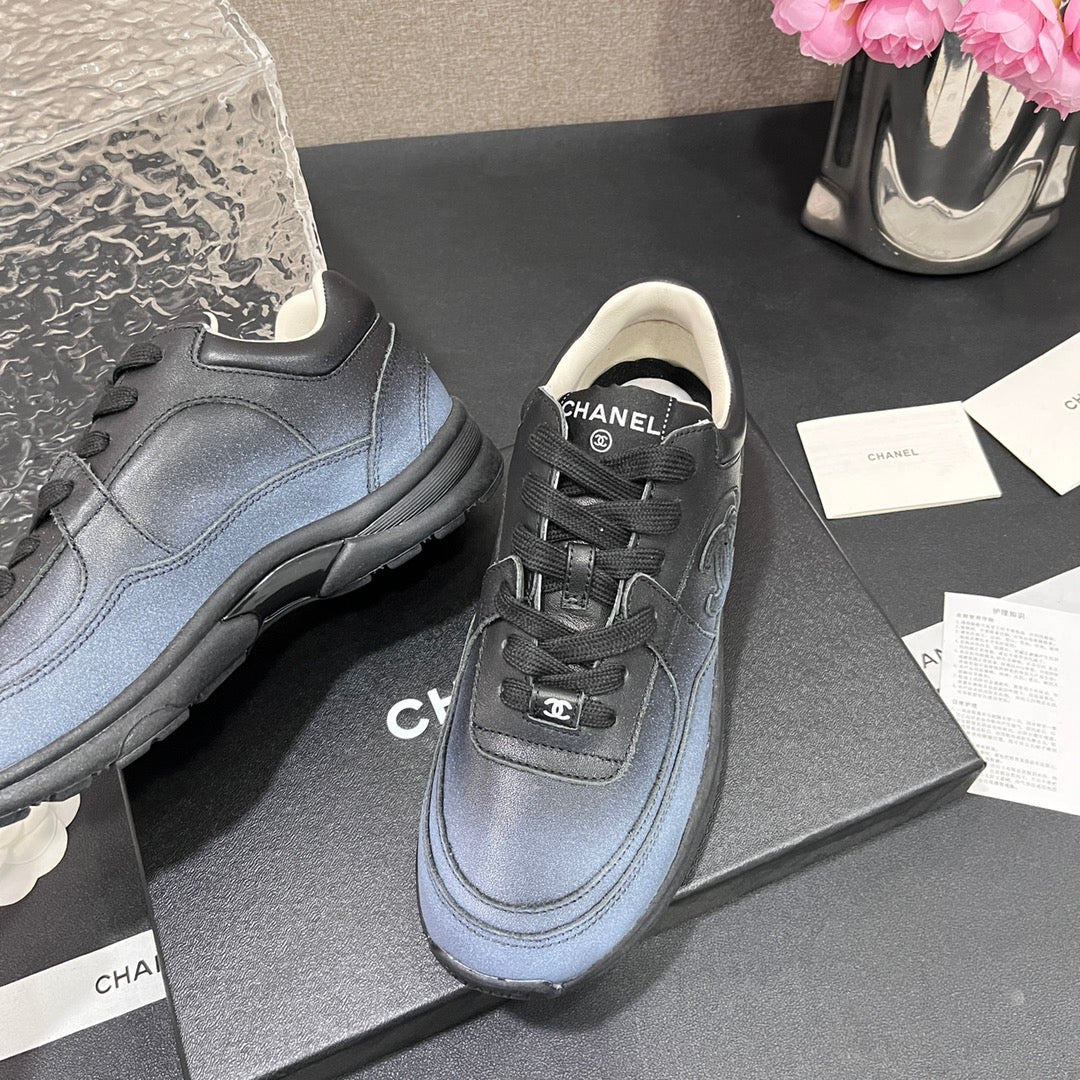 Повседневные туфли Chanel 2024 - синие