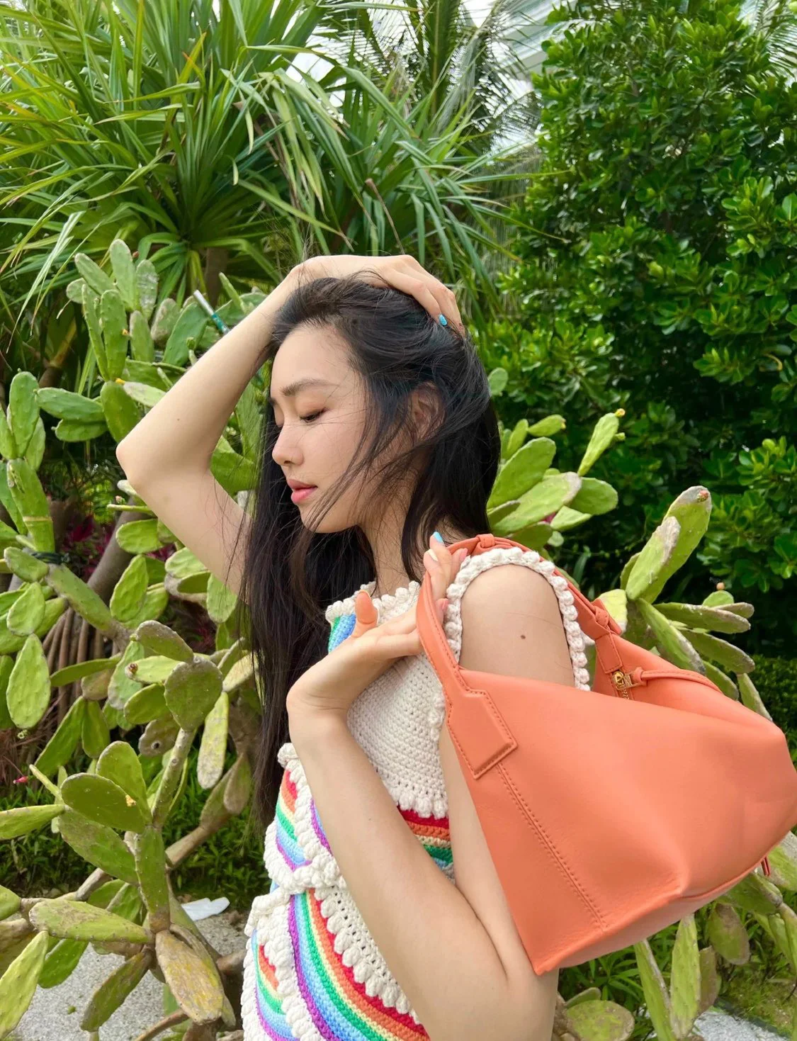 Сумка для обеда Loewe Cubi Panerai из телячьей кожи - коричневая