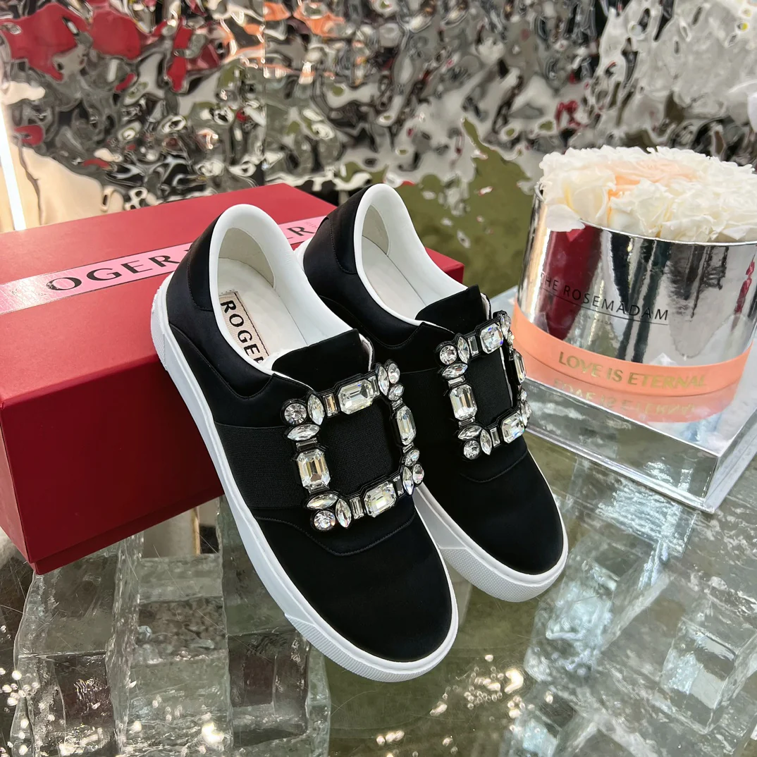 Обувь RV Shoes - Новинка ранней весны 2023 года - Белые кроссовки - Черные